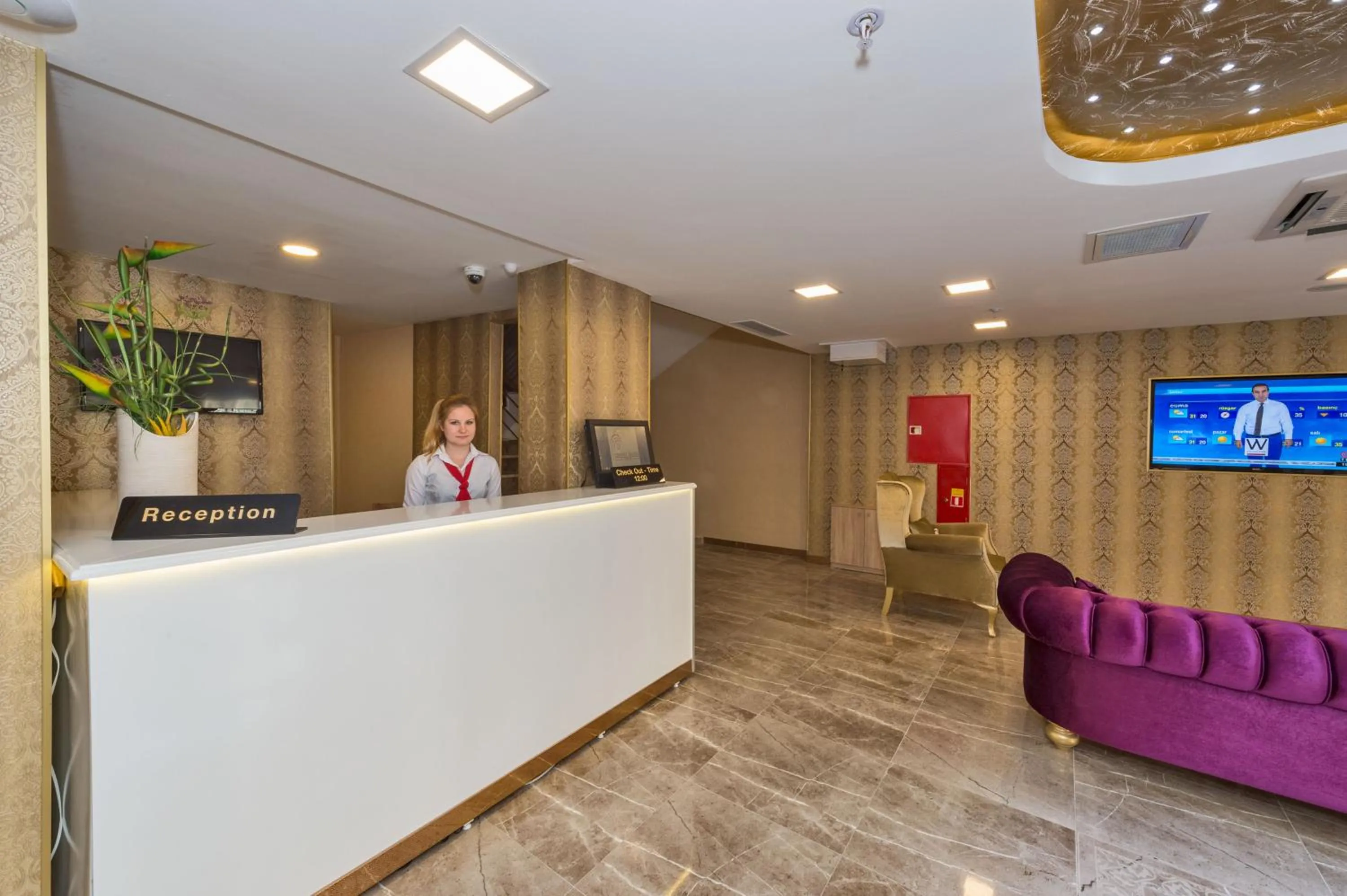 Lobby or reception in Grand Pamir Hotel