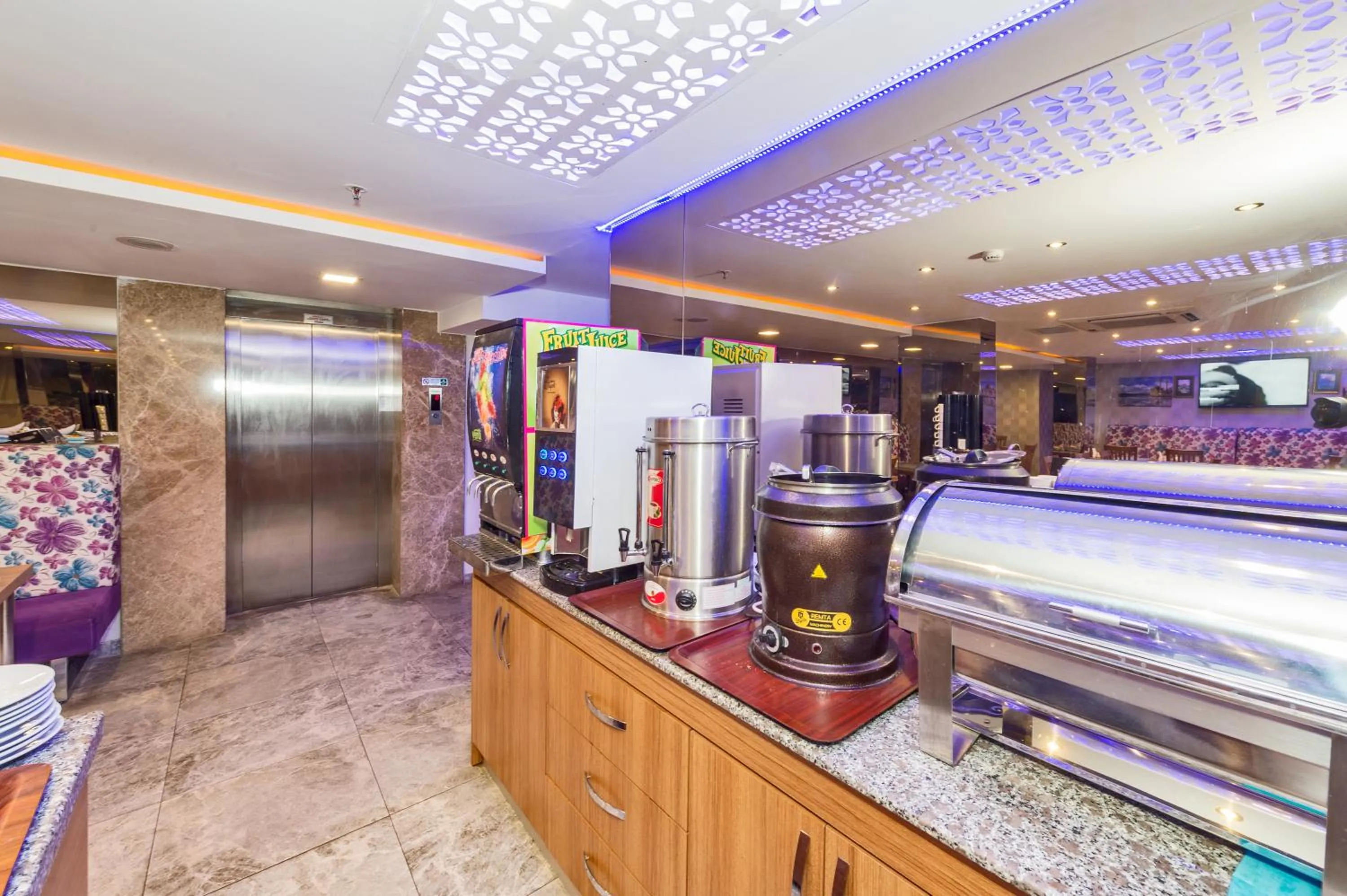 Continental breakfast in Grand Pamir Hotel