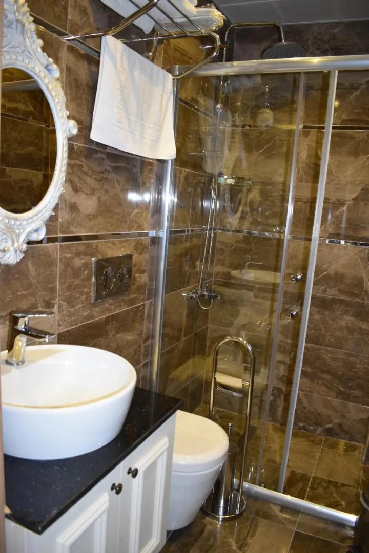 Shower in Grand Pamir Hotel