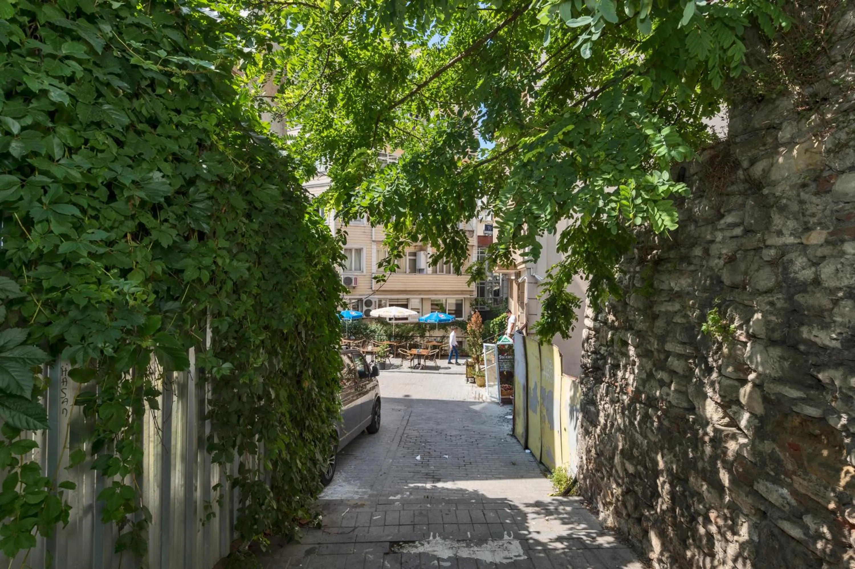 Garden in Grand Pamir Hotel