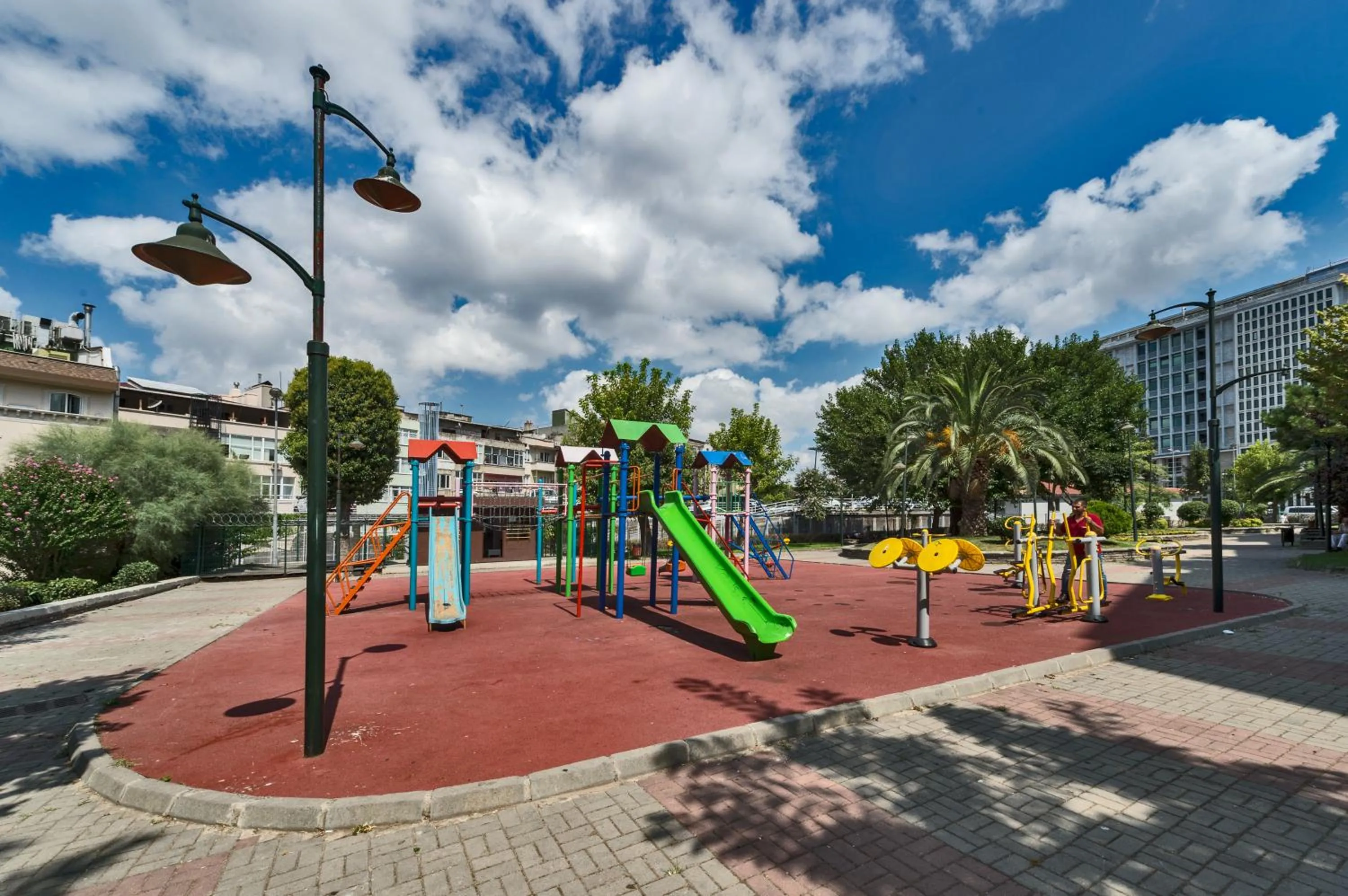Garden in Grand Pamir Hotel