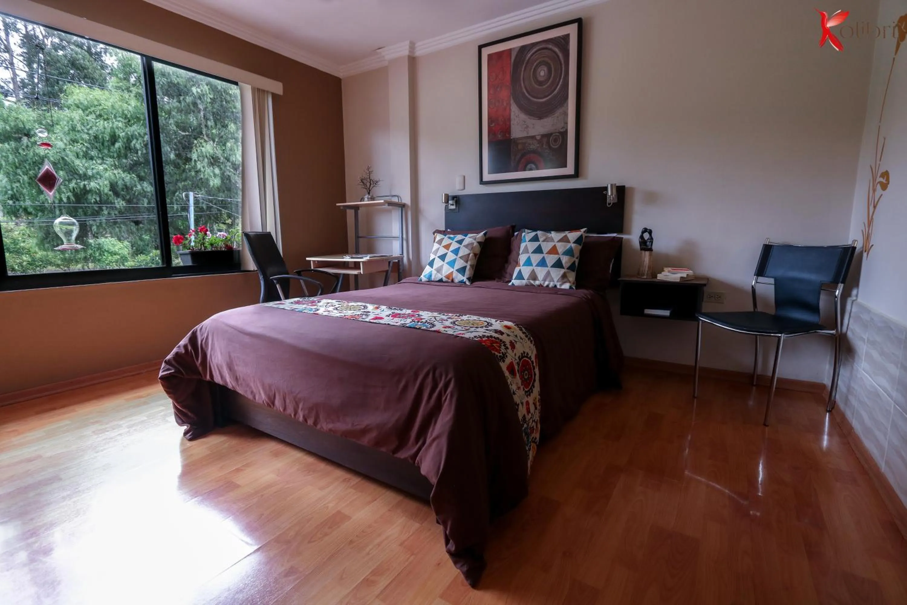 Bedroom, Bed in Hostal Kolibri B&B