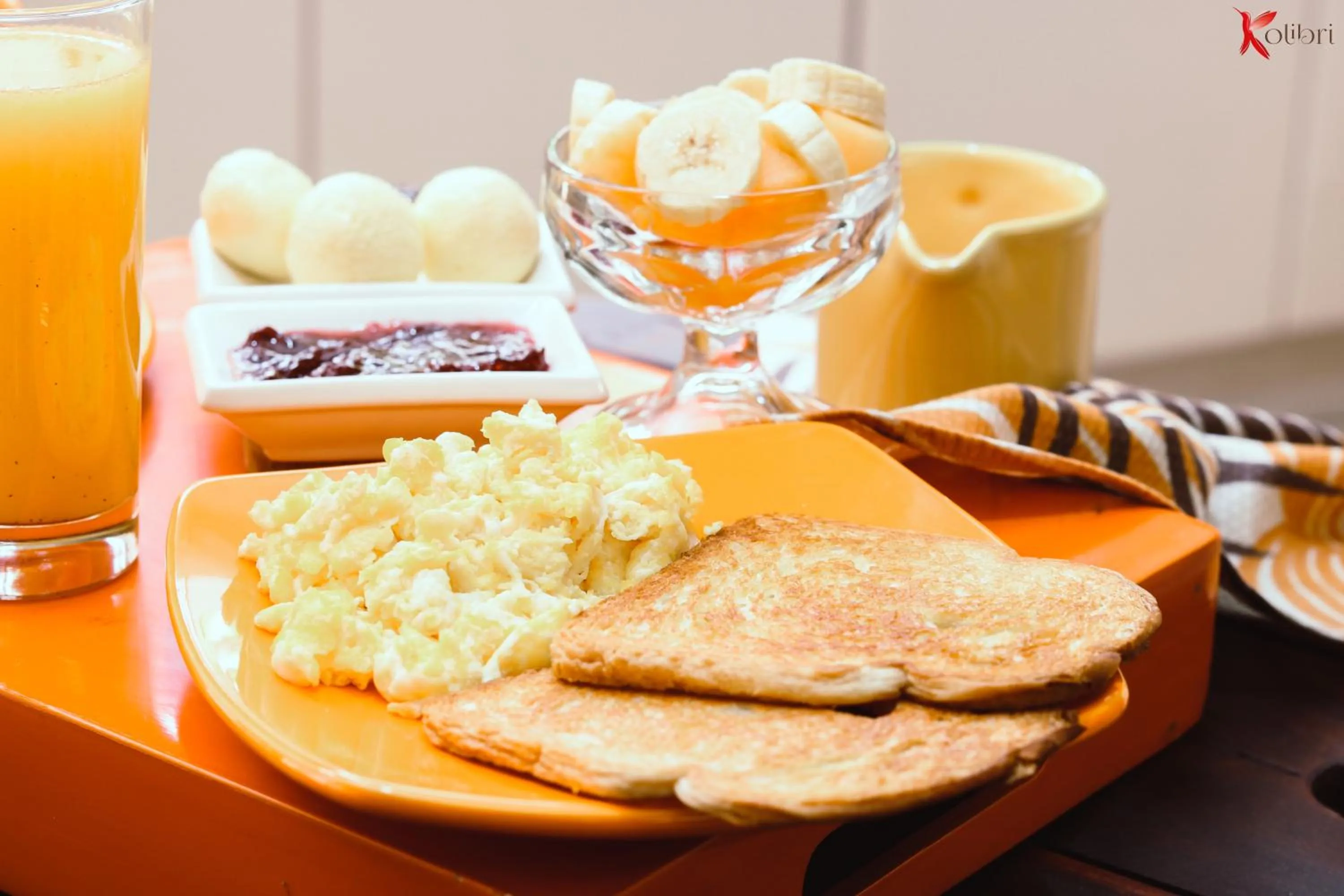 Breakfast in Hostal Kolibri B&B