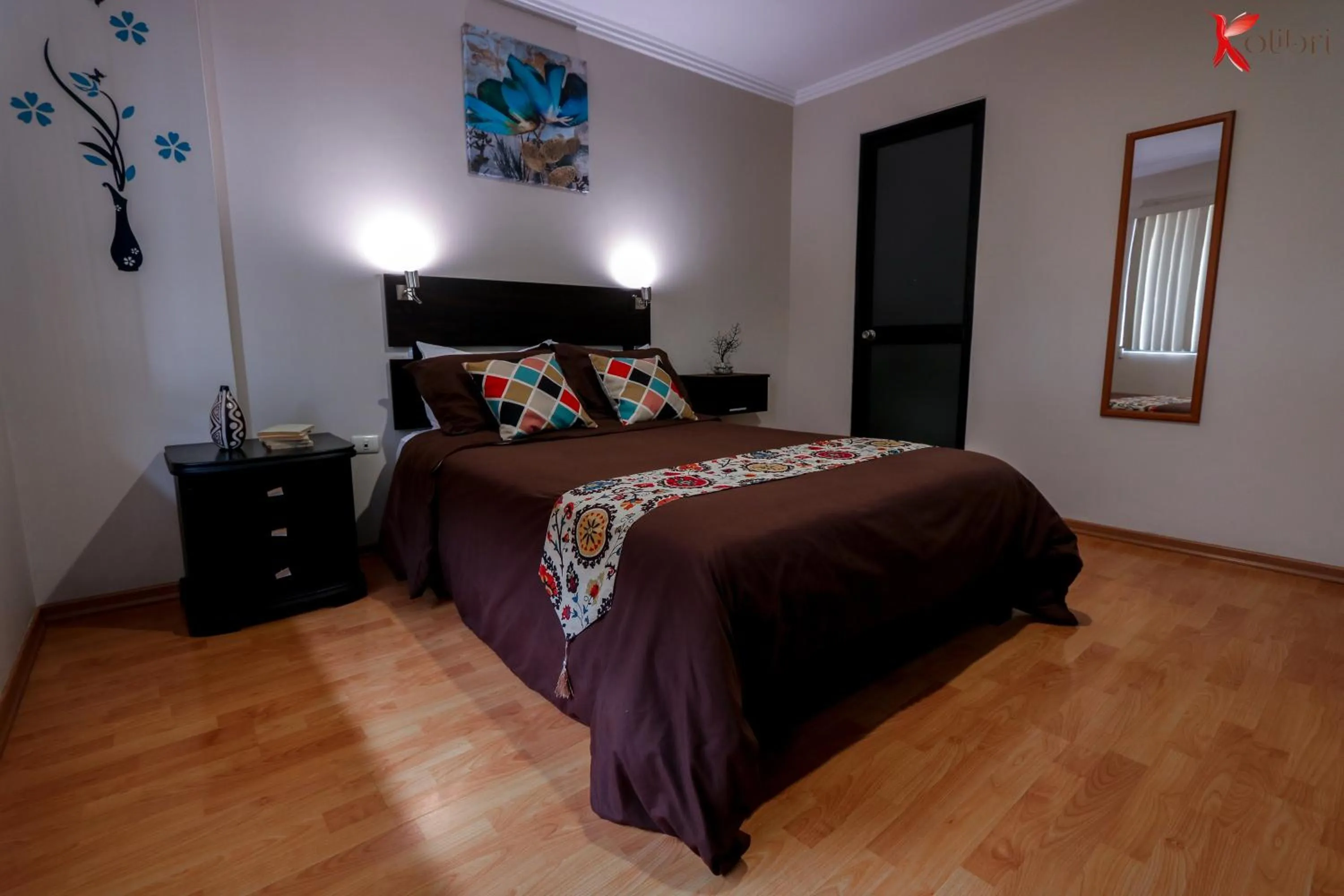 Bed in Hostal Kolibri B&B