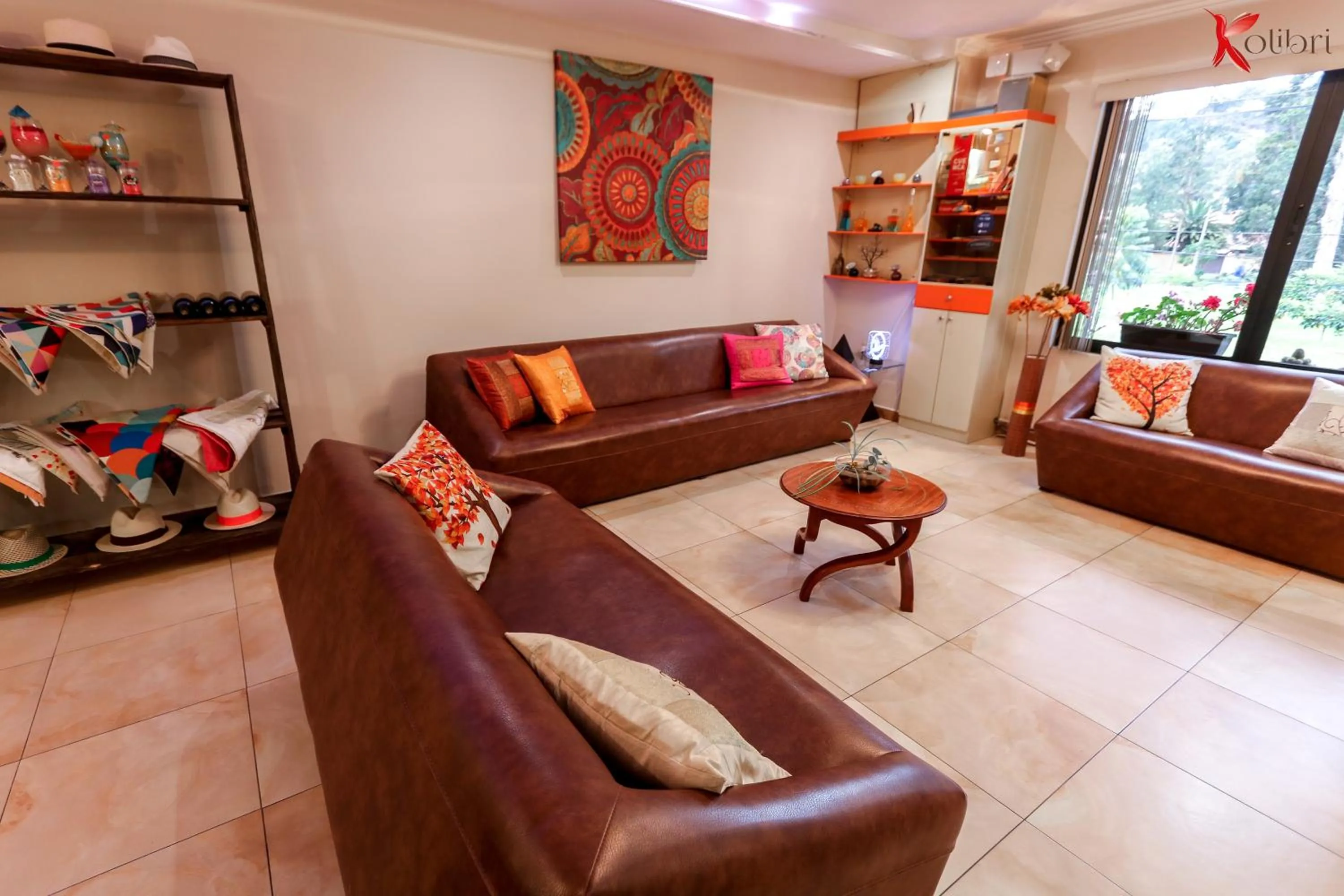 Living room in Hostal Kolibri B&B