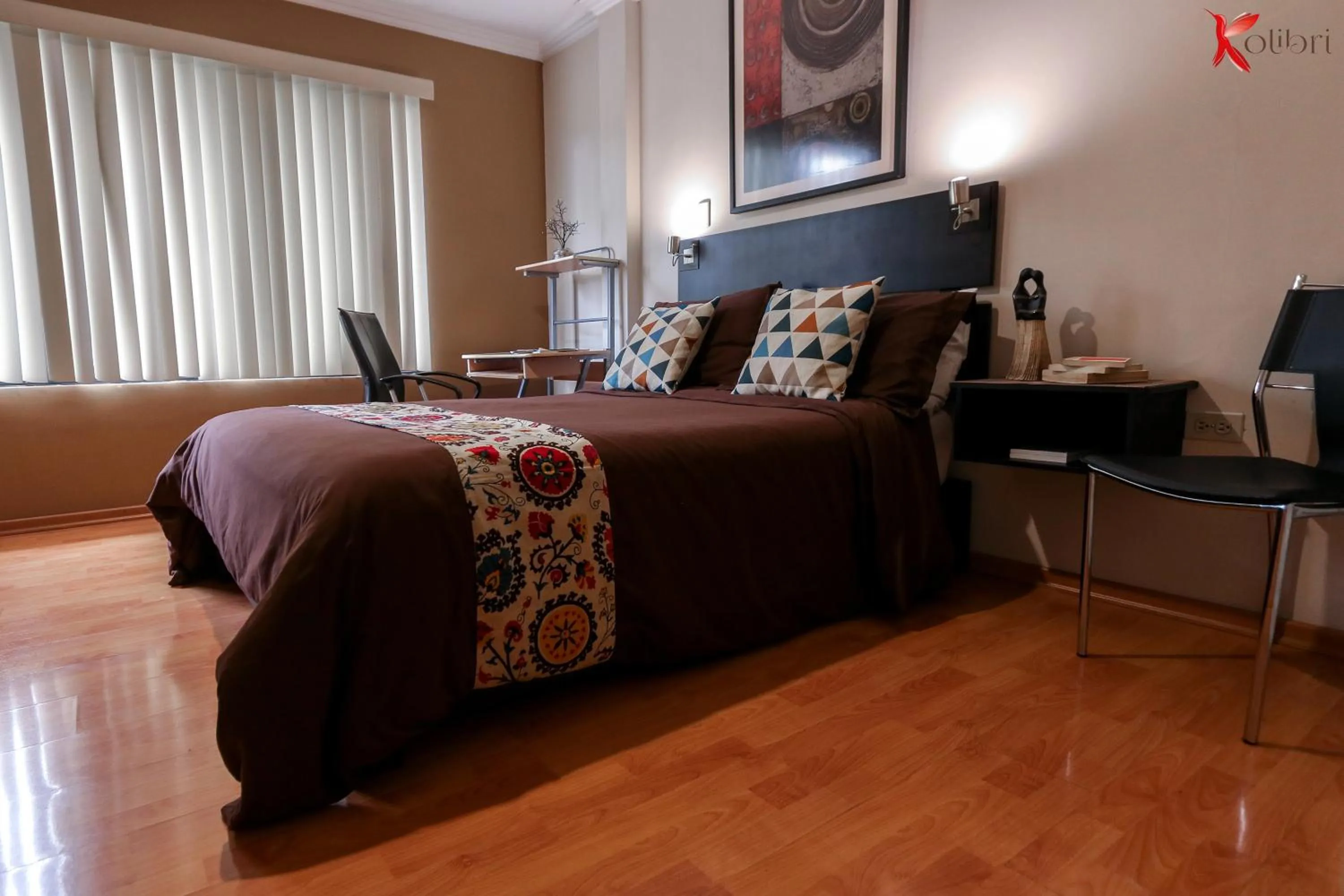 Bed in Hostal Kolibri B&B