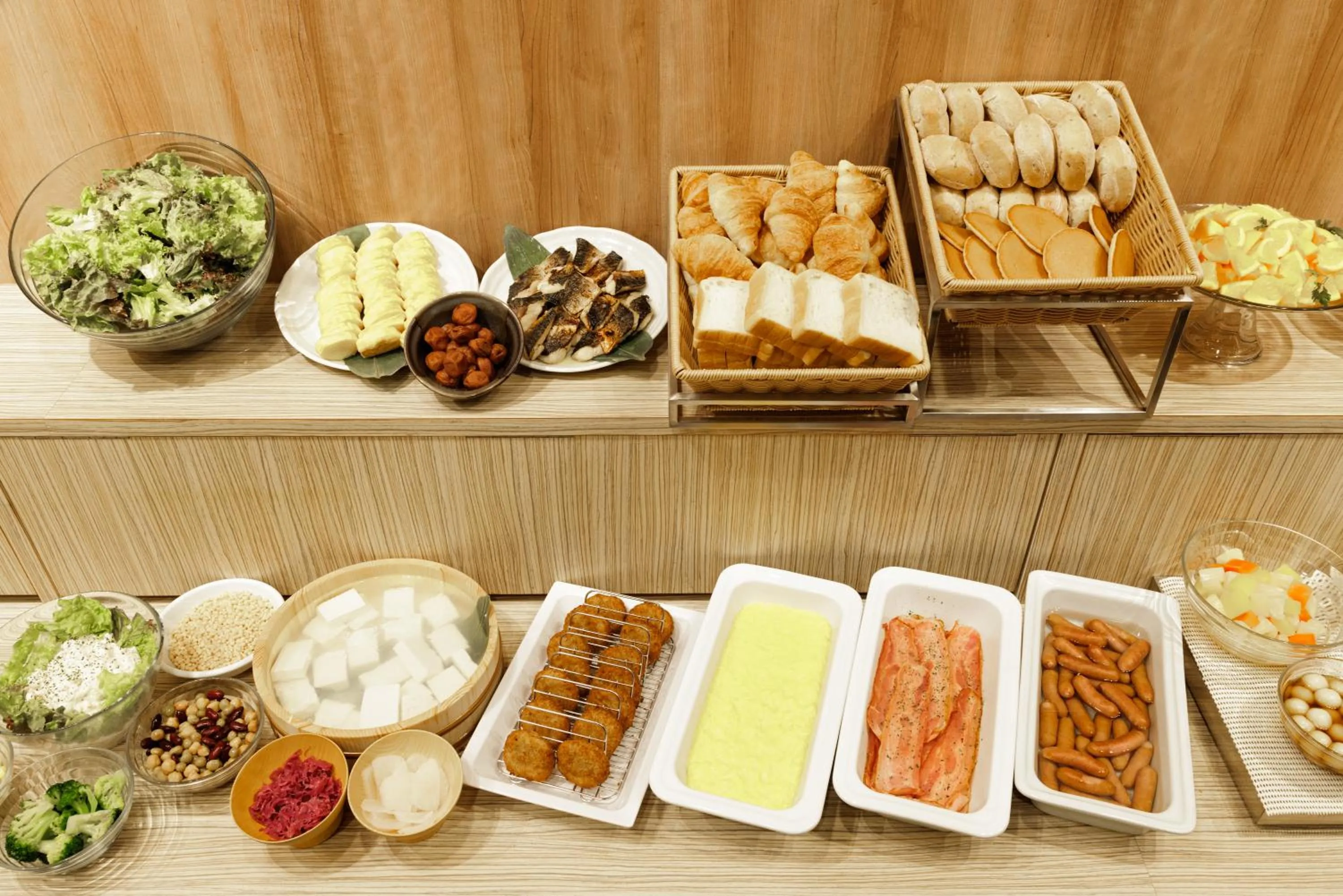 Breakfast in HOTEL AMANEK Asakusa Sakurabashi