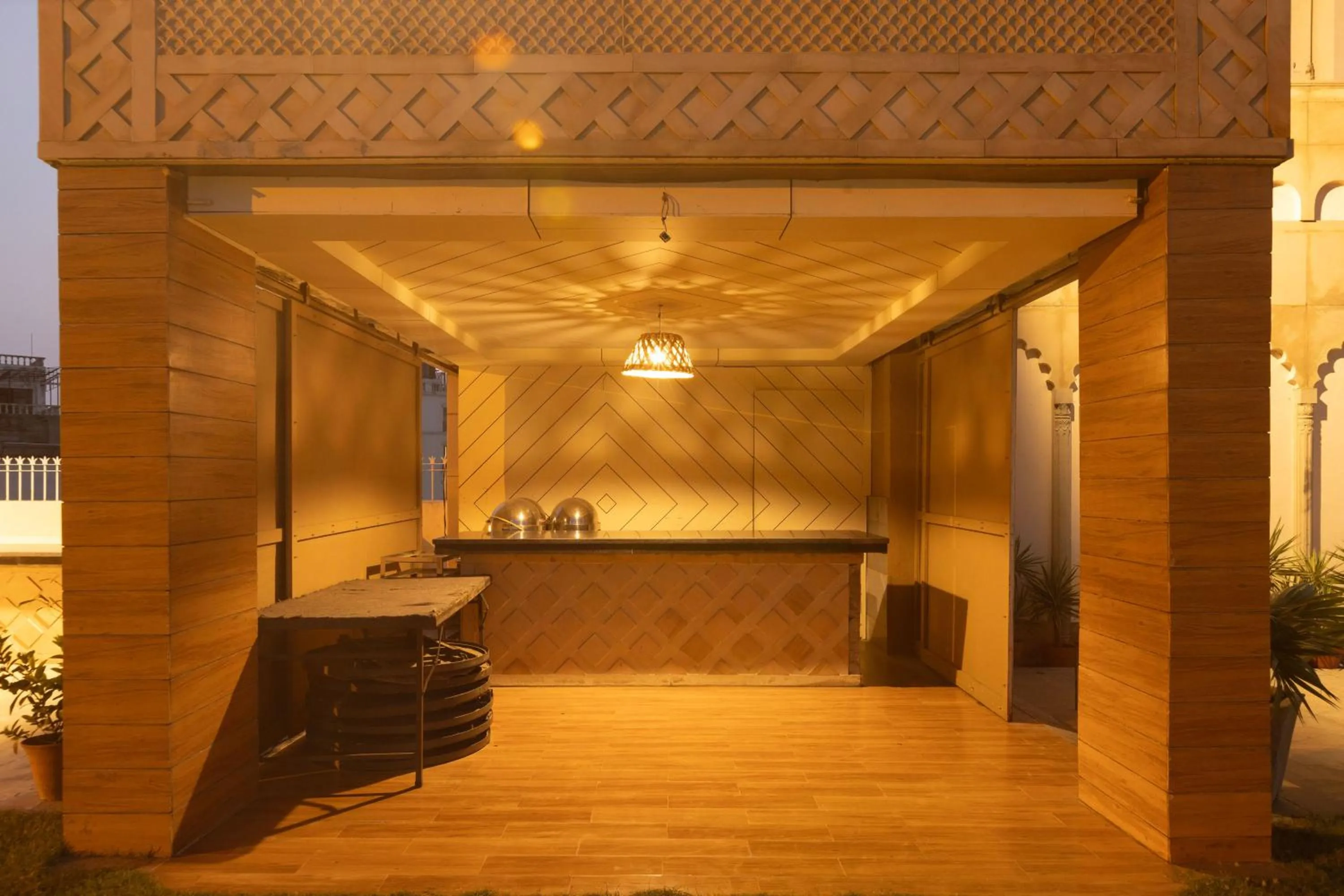 Balcony/Terrace in Hotel Kamal Palace