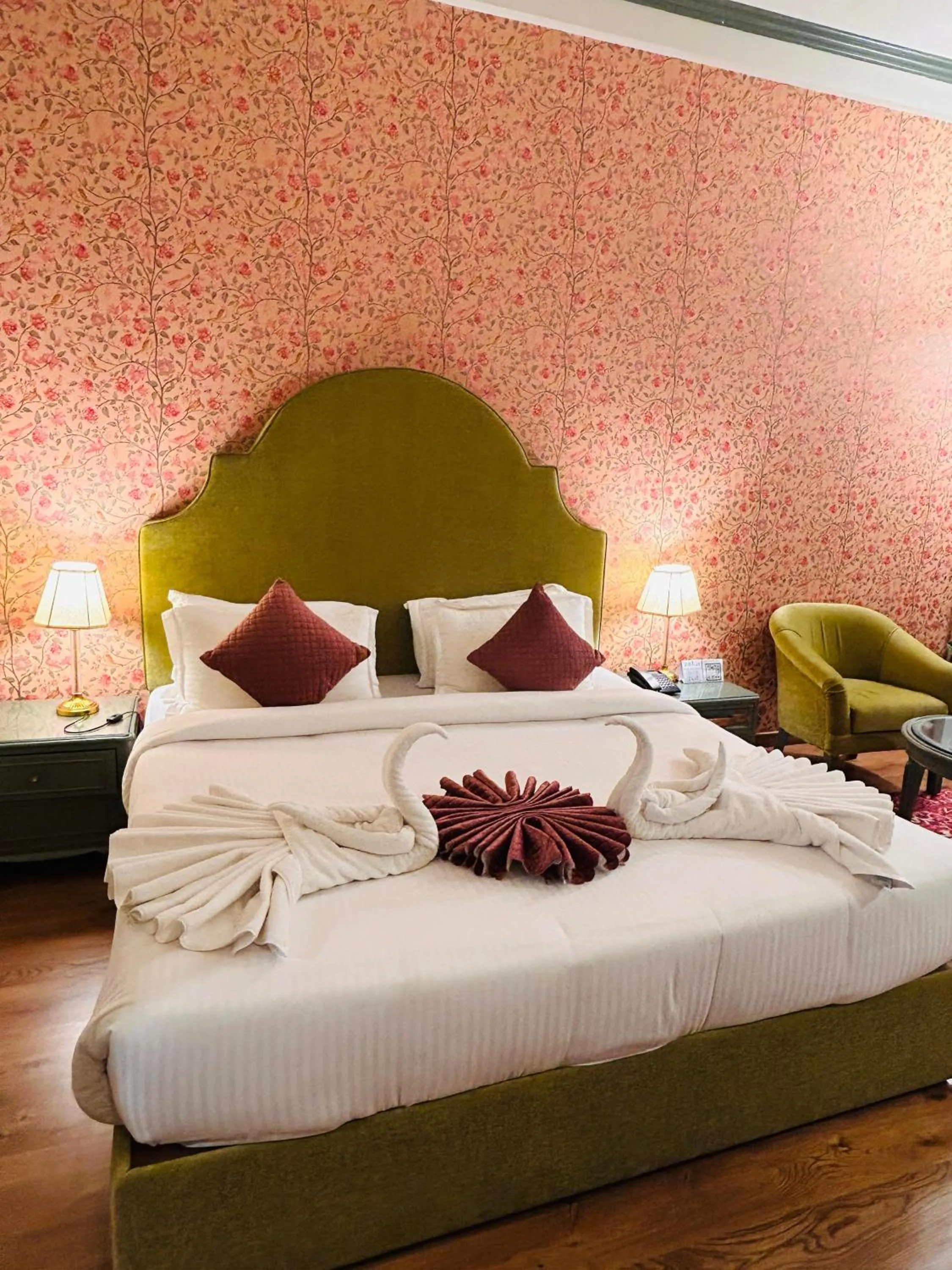 Bedroom, Bed in Hotel Kamal Palace