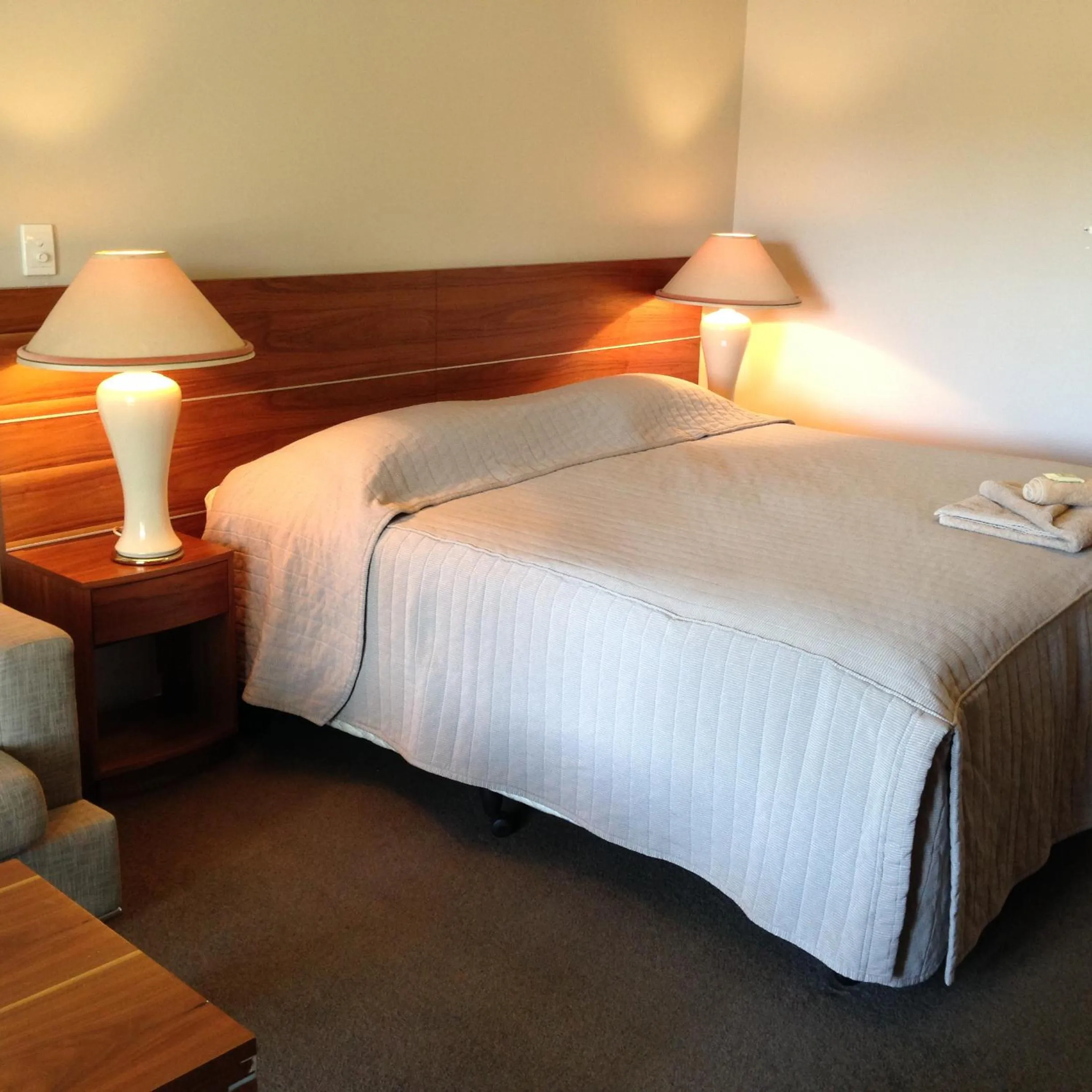 Bed in The York Palace Accommodation