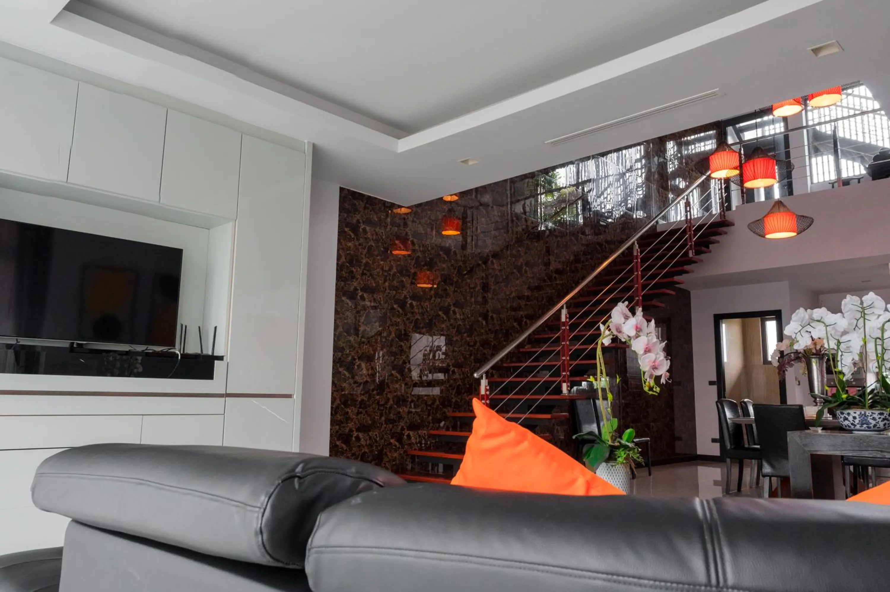 Living room in AQUA Villa Rawai