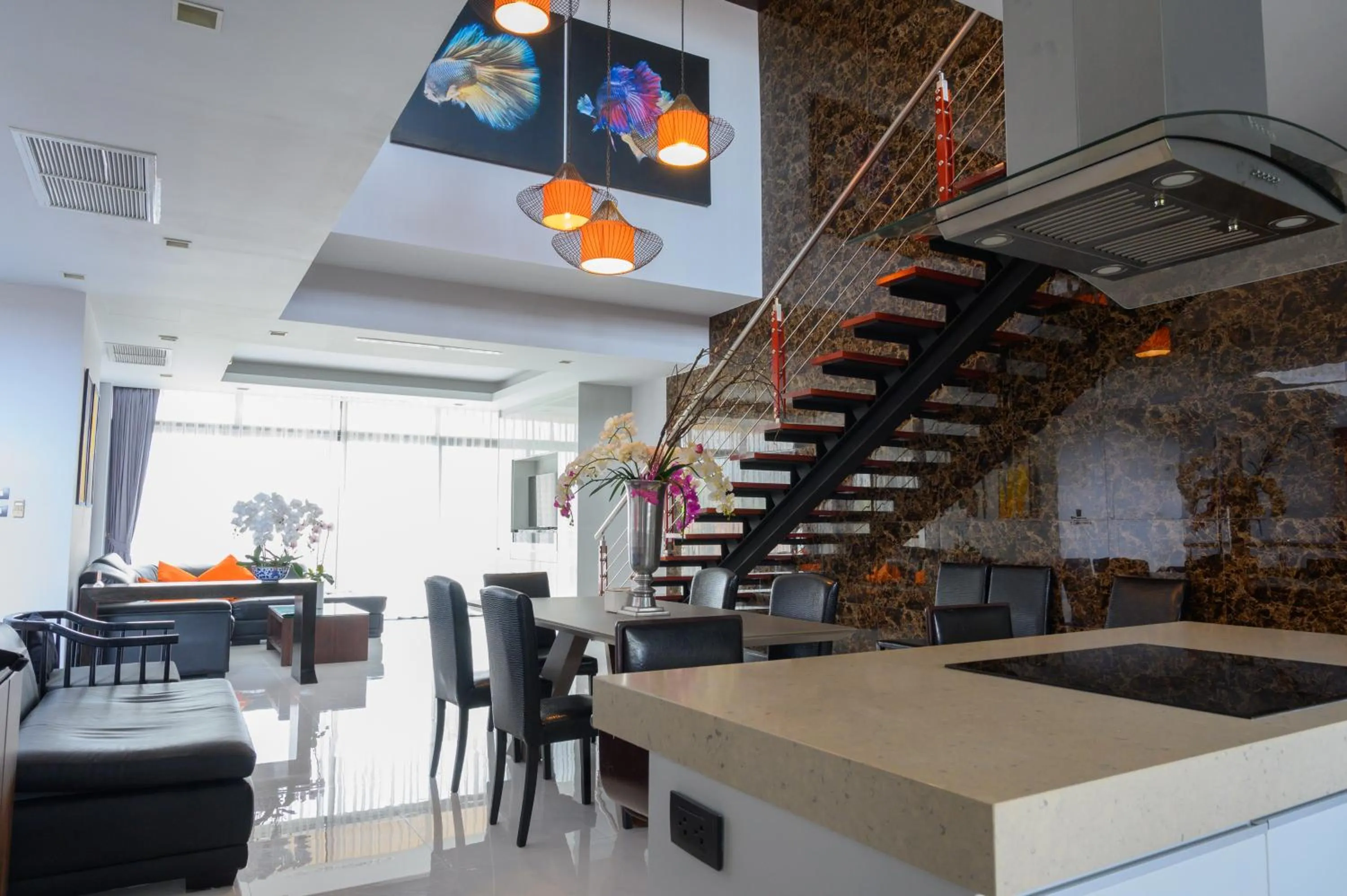 Living room in AQUA Villa Rawai