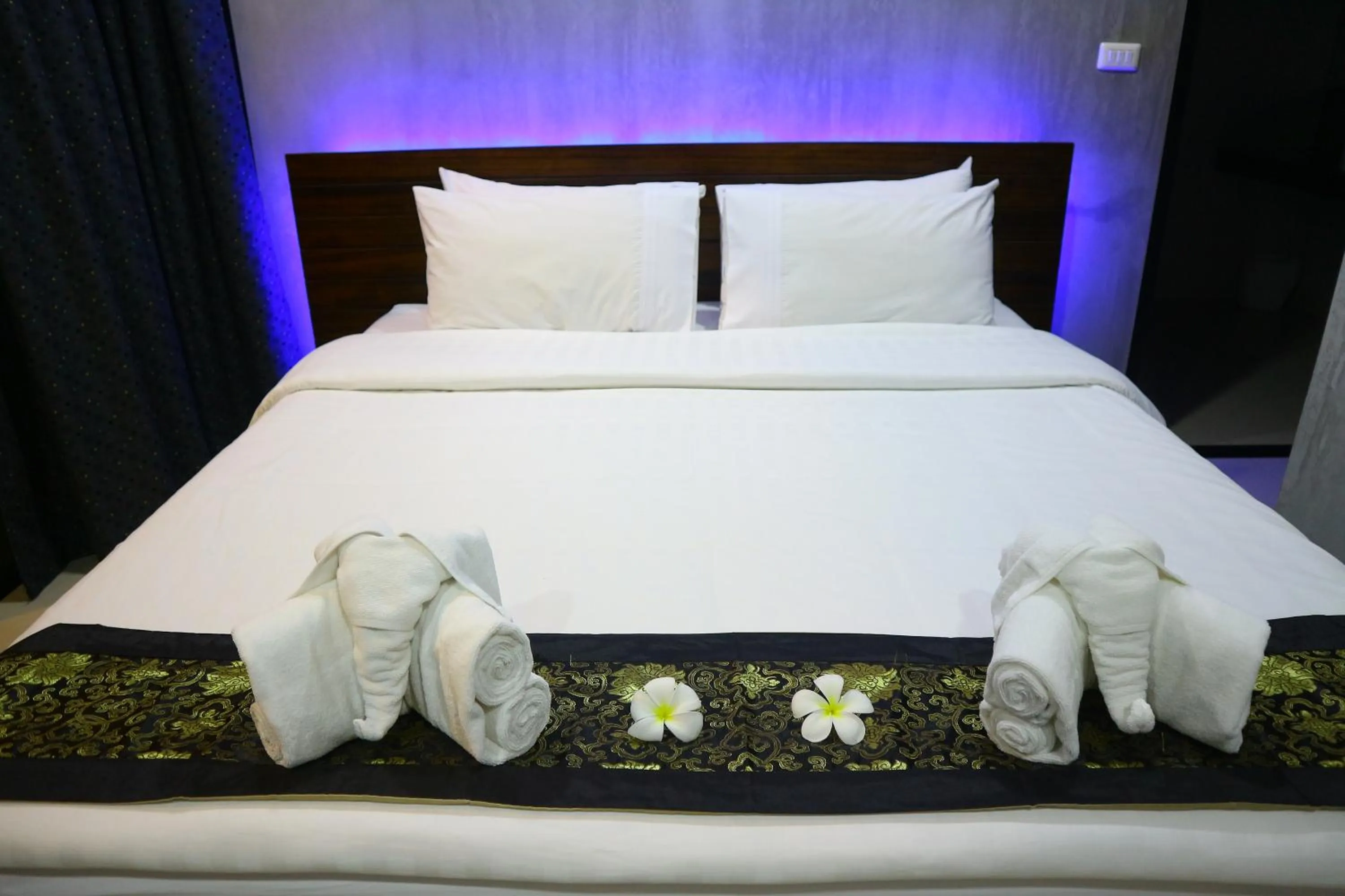 Bed in Baan Norkna Bangtao