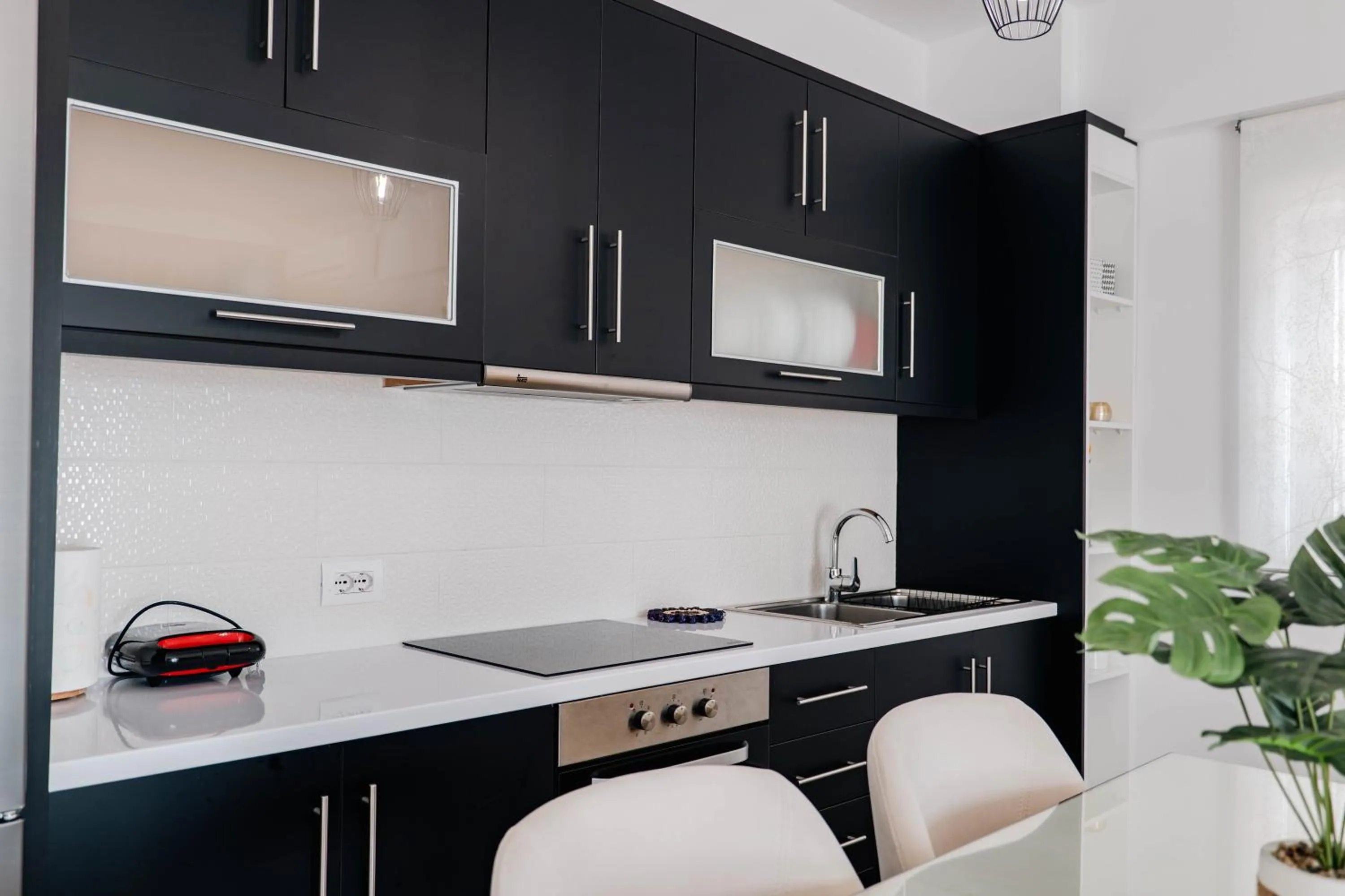 Kitchen or kitchenette in StarLight Apartments 2
