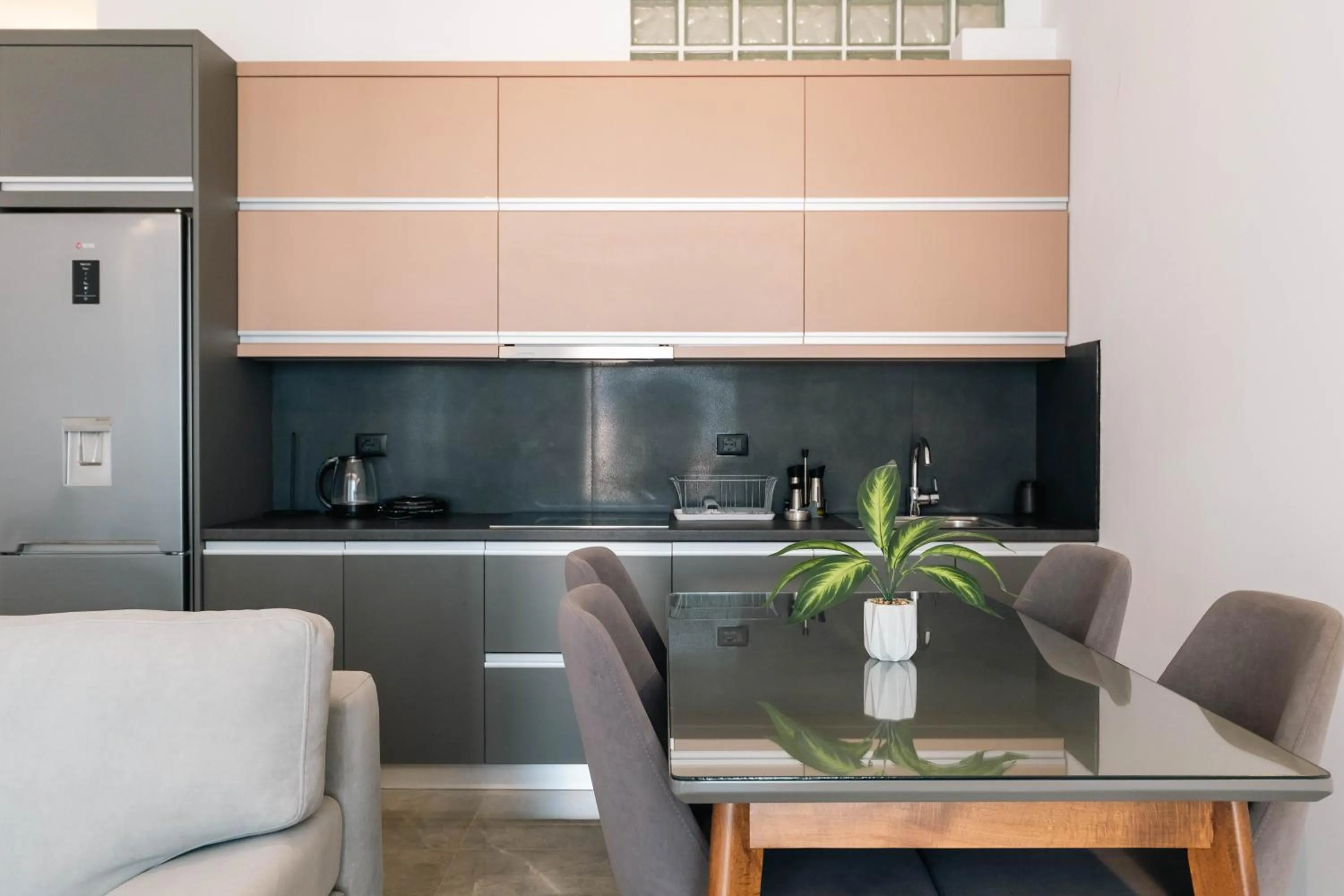 Kitchen or kitchenette in StarLight Apartments 2