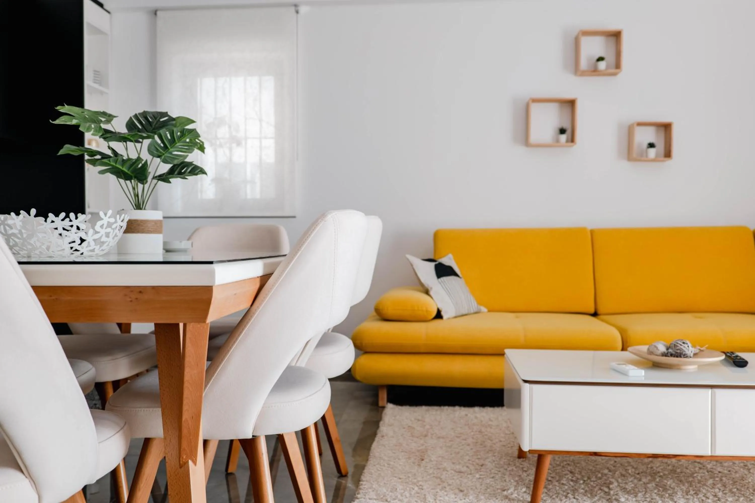 Seating area in StarLight Apartments 2