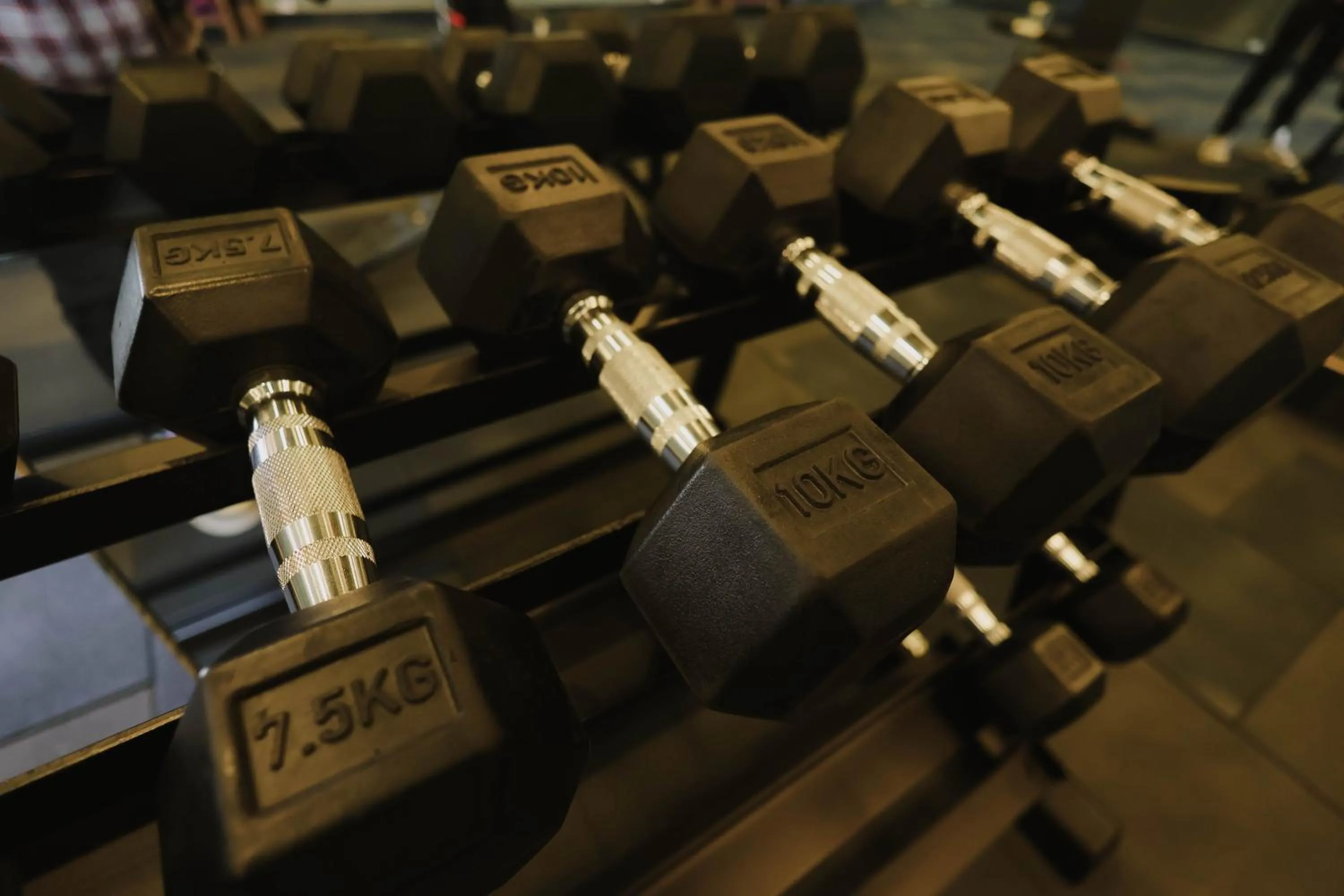 Fitness centre/facilities in Shamrock Greens by Jardin Hotels