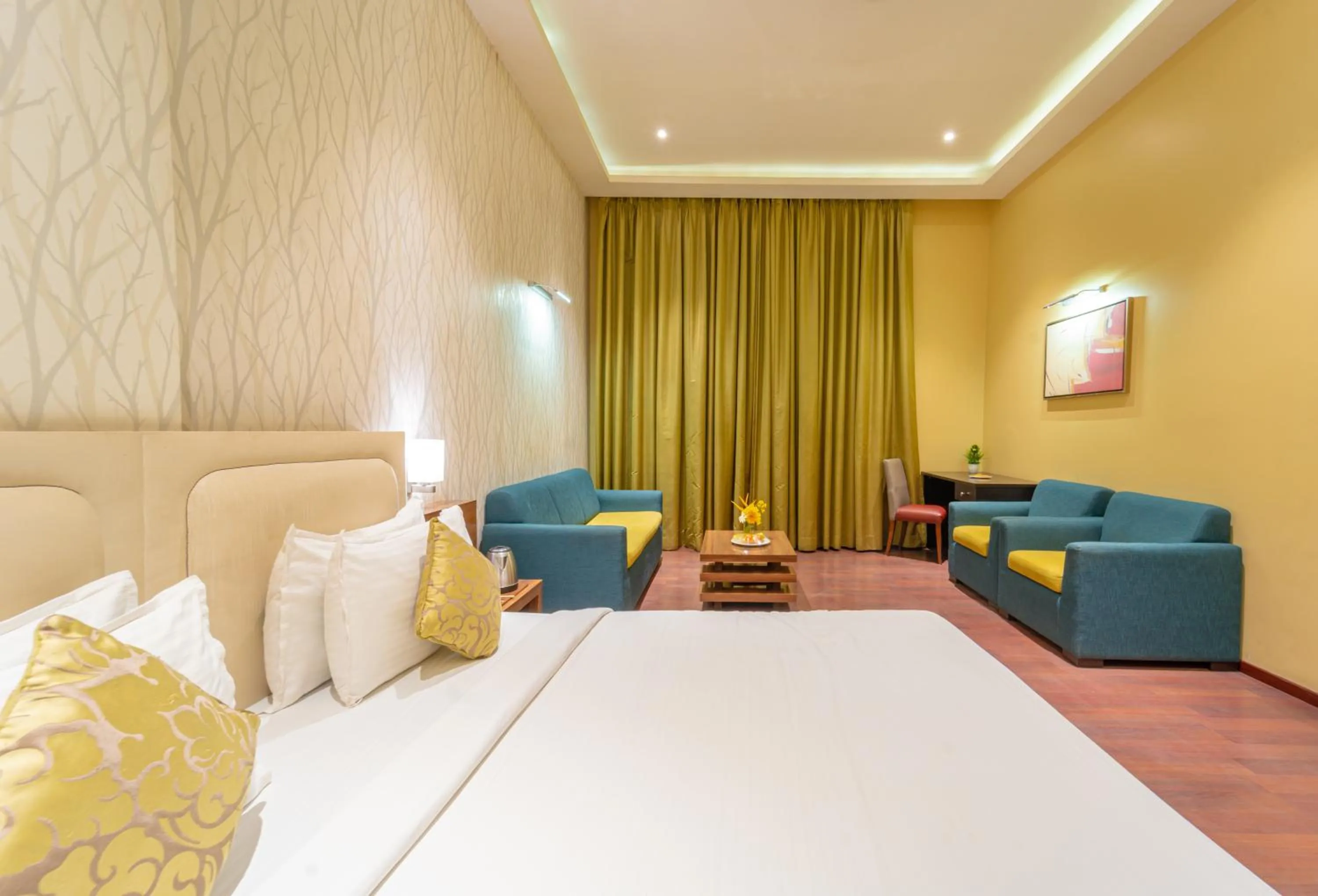 Bed in Shamrock Greens by Jardin Hotels