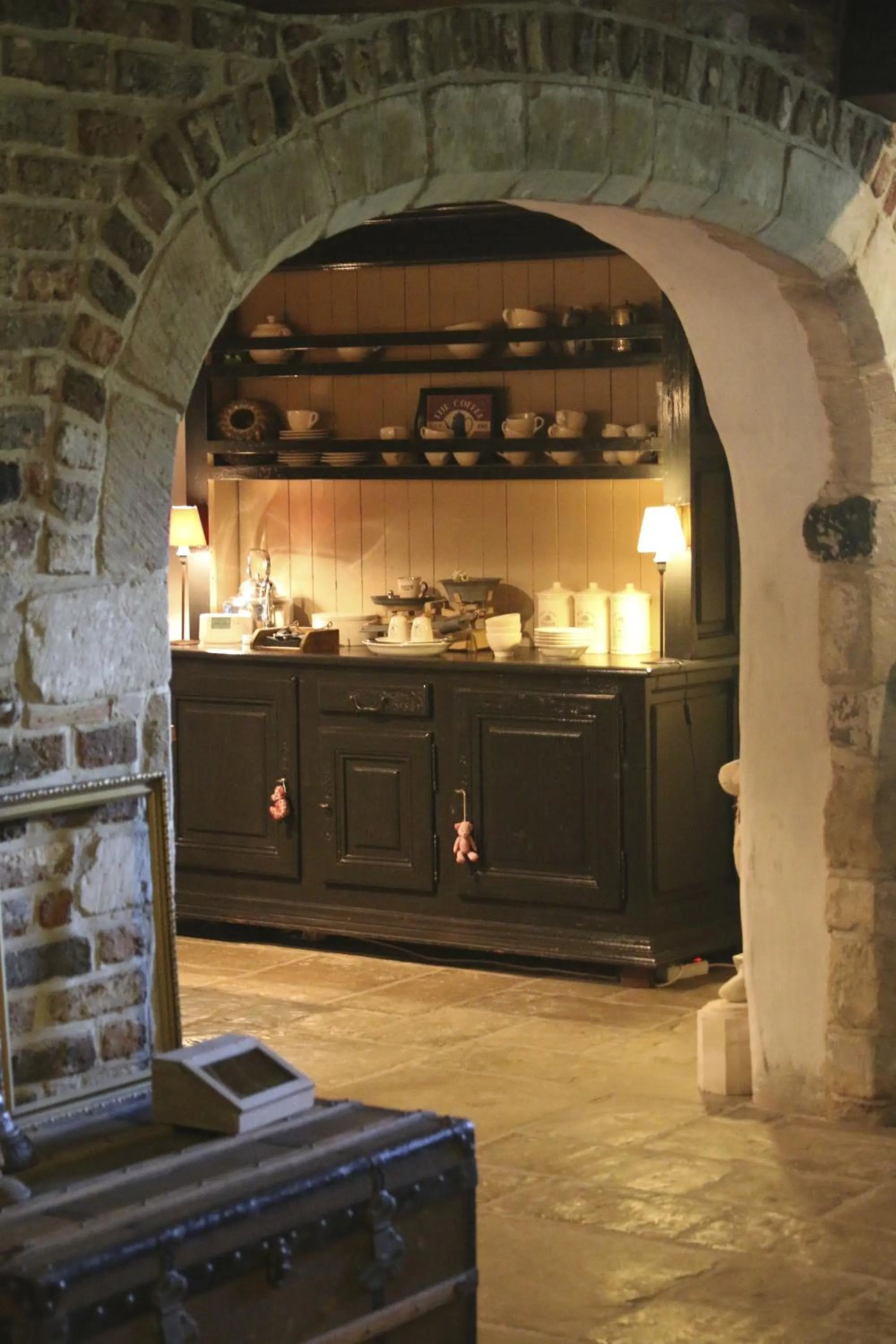 Decorative detail in Gastenlogies Blauwe Schaap