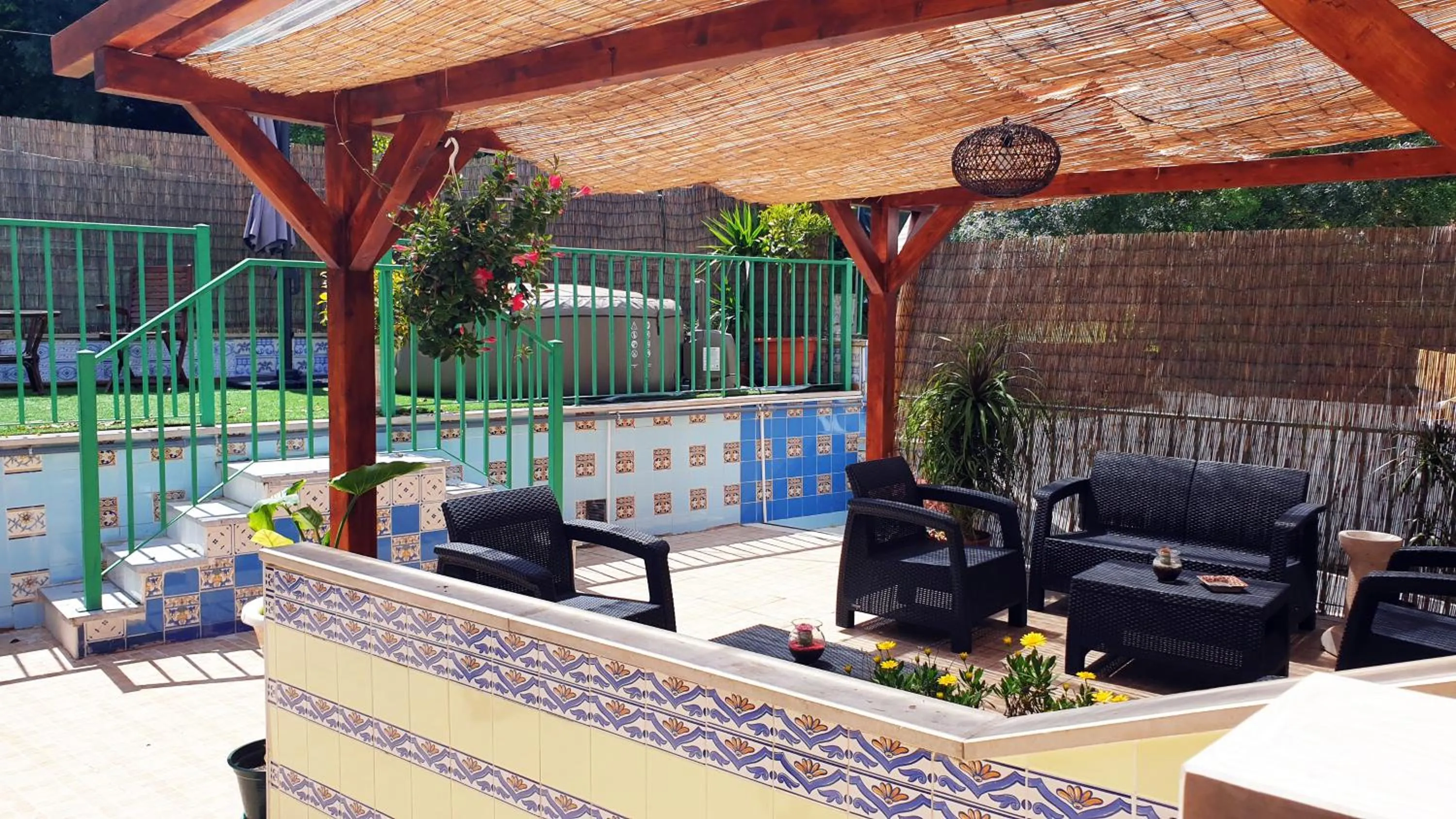 Patio in Guesthouse of Alcobaça
