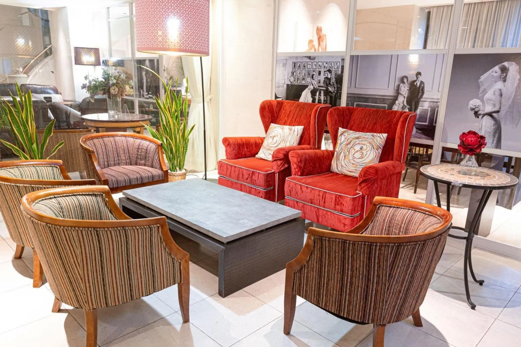 Lobby or reception in Hotel Crystal Palace