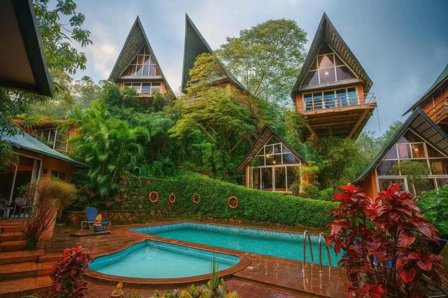 Property building in Rumourss Sky Villa & Resort