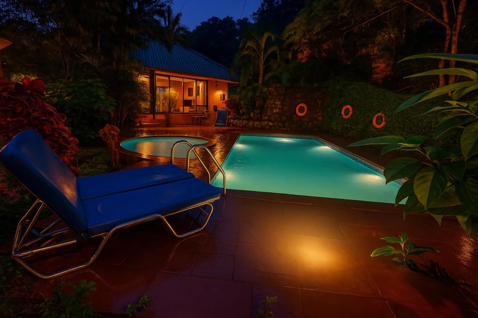 Swimming pool in Rumourss Sky Villa & Resort