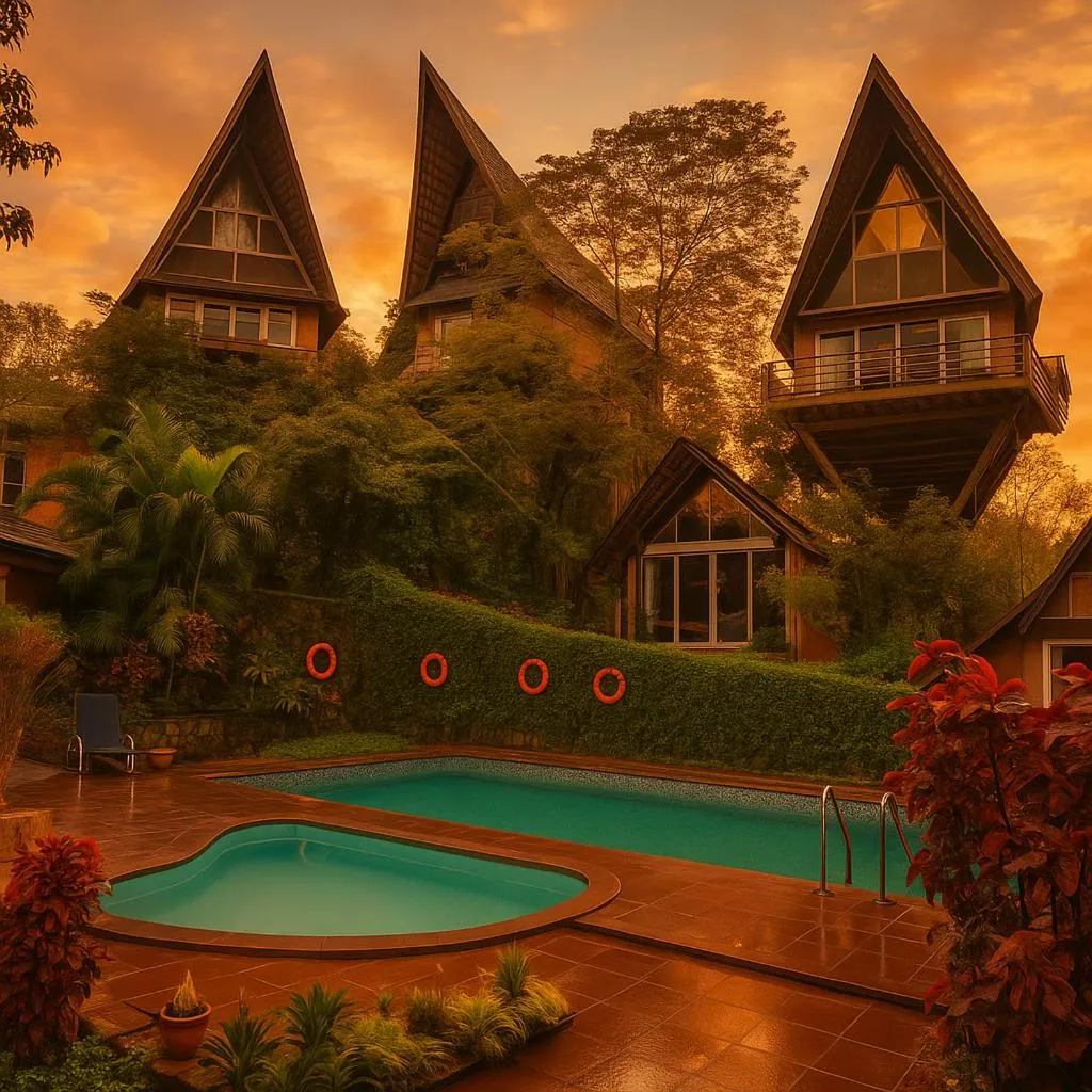 Property building in Rumourss Sky Villa & Resort