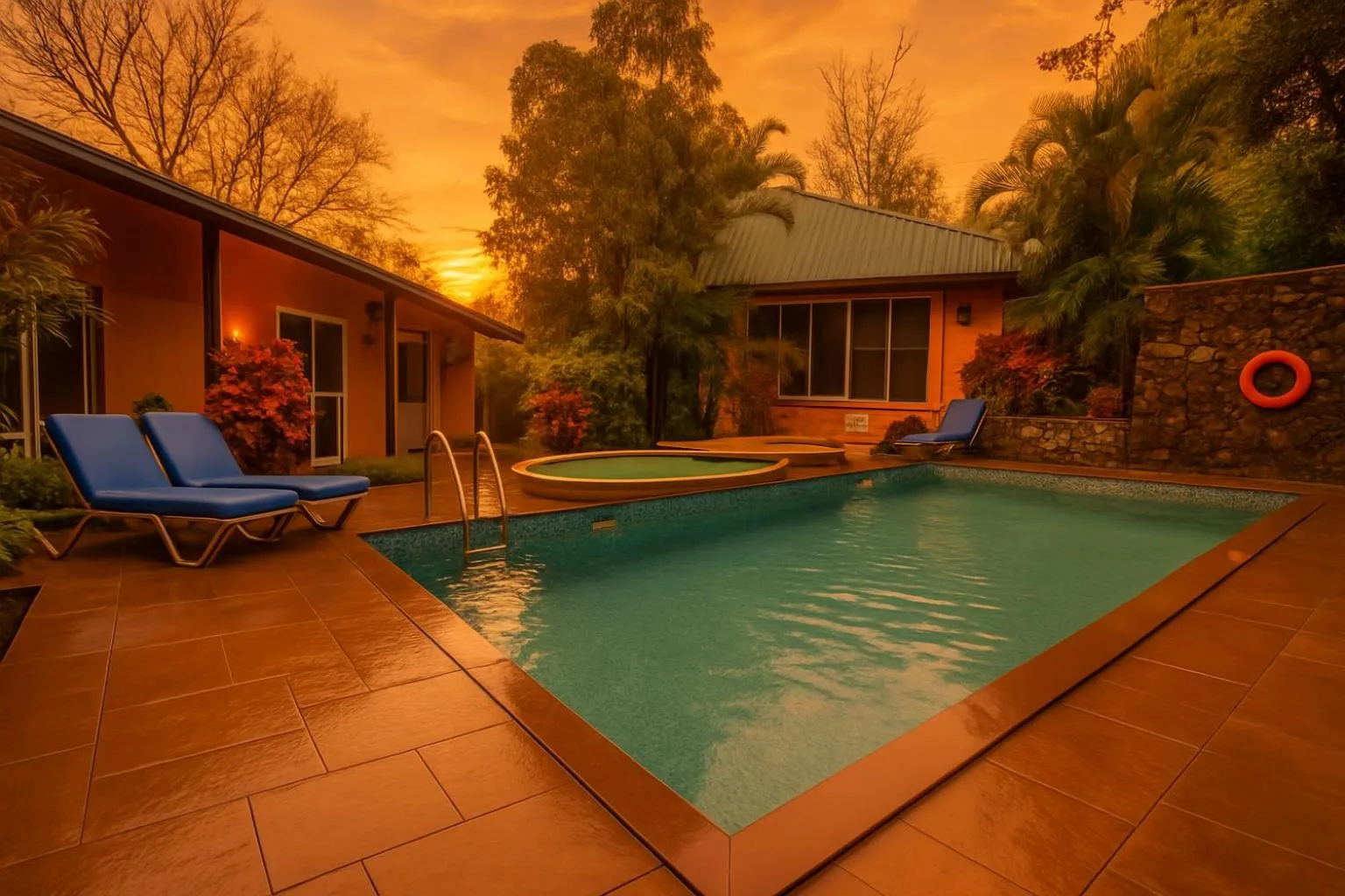 Swimming pool in Rumourss Sky Villa & Resort