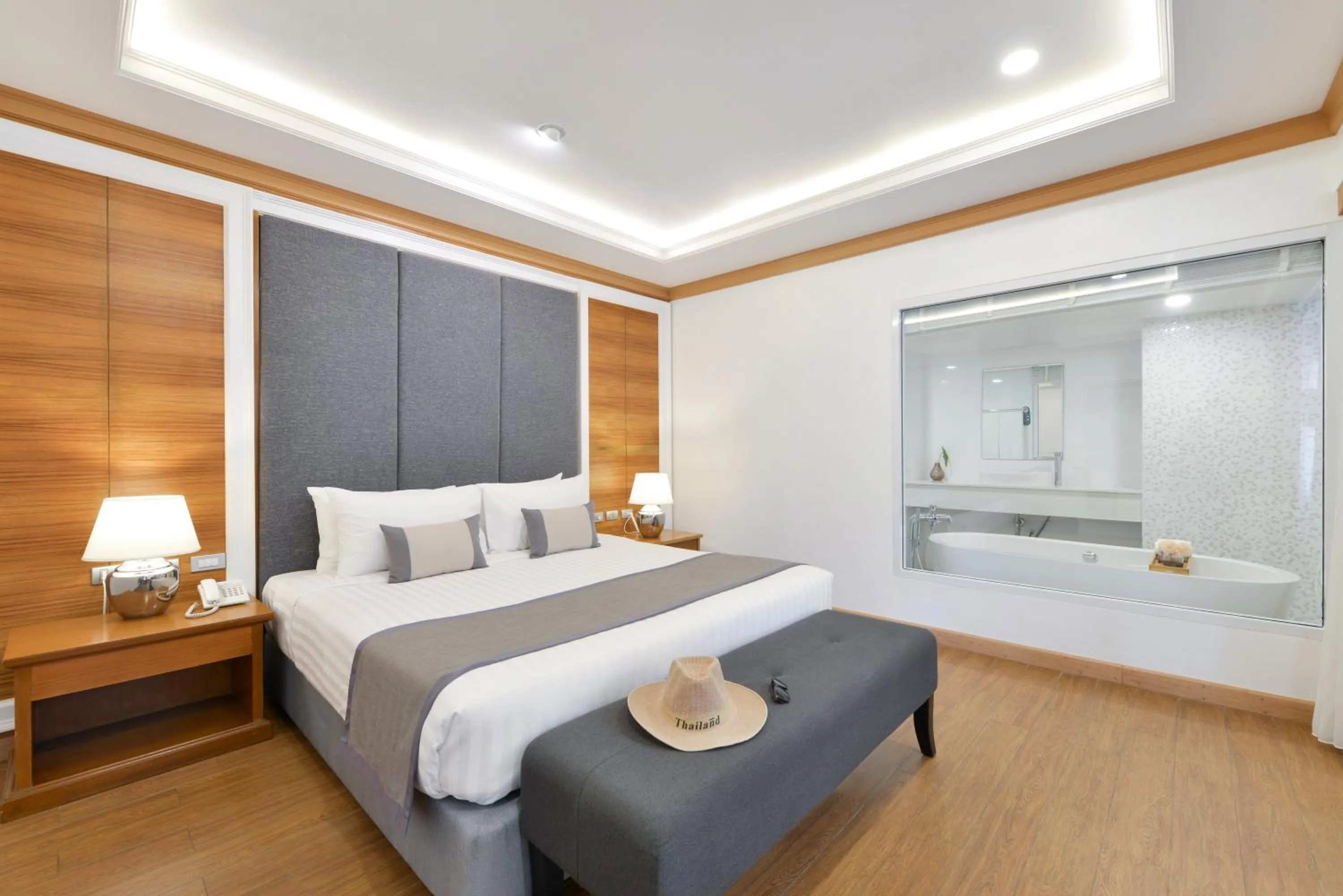 Bed in The Beverly Hotel Pattaya