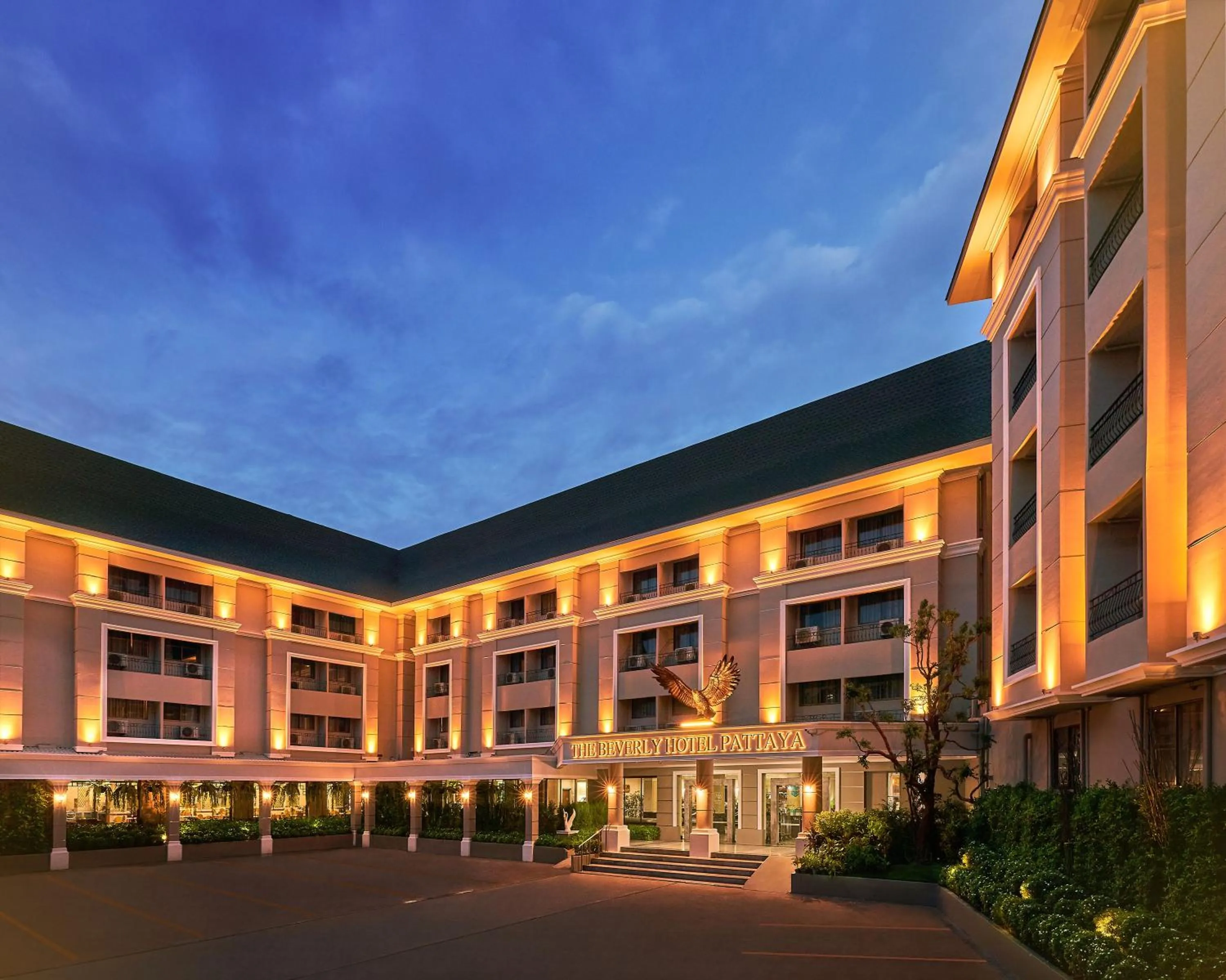 Property building in The Beverly Hotel Pattaya
