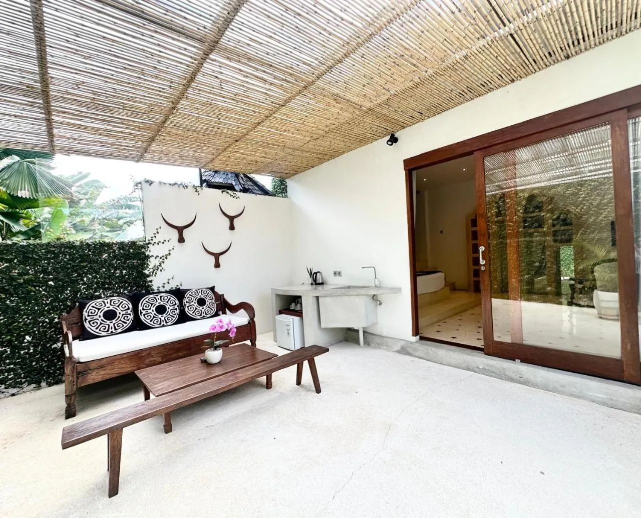 Balcony/Terrace in The Apartments Umalas