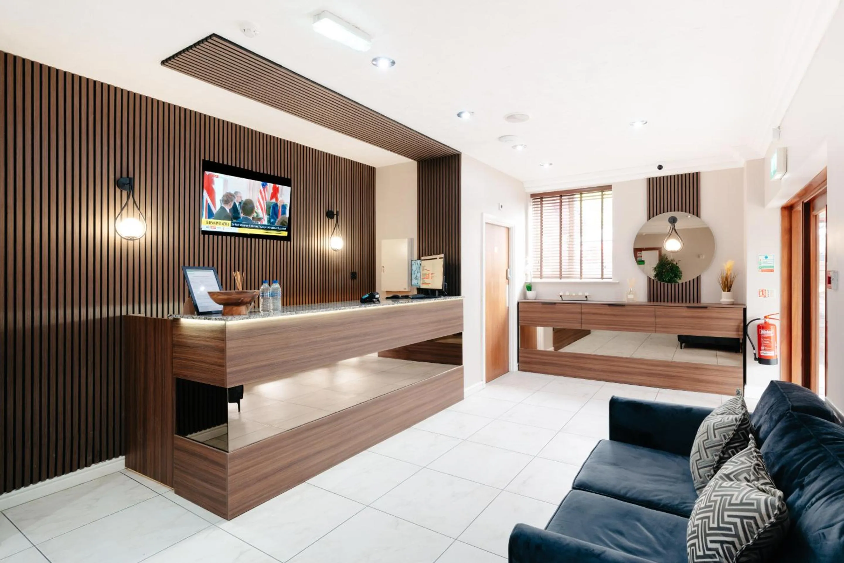 Lobby or reception, Bed in Rivers hotel