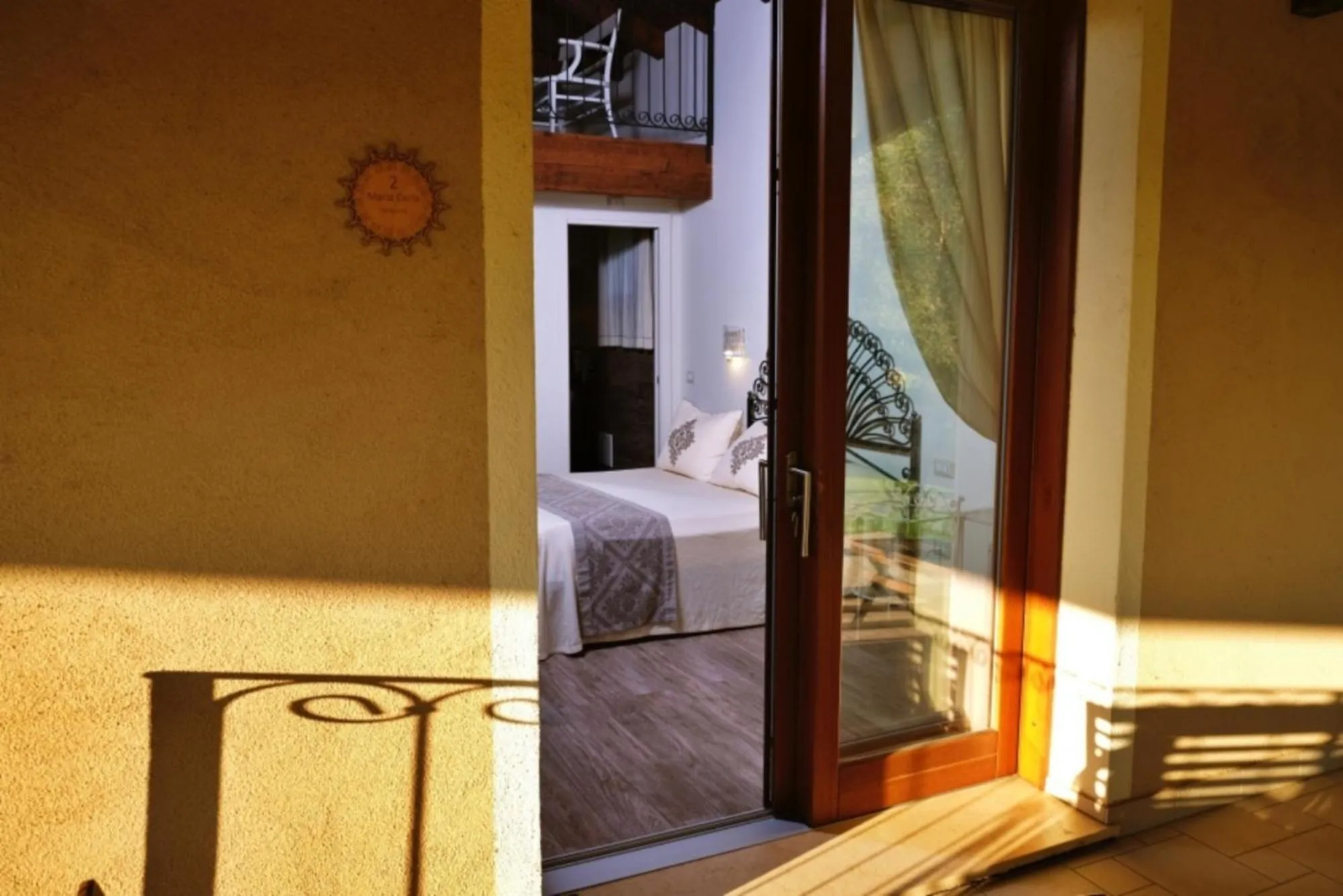 Bed in Inghirios Wellness Country Resort