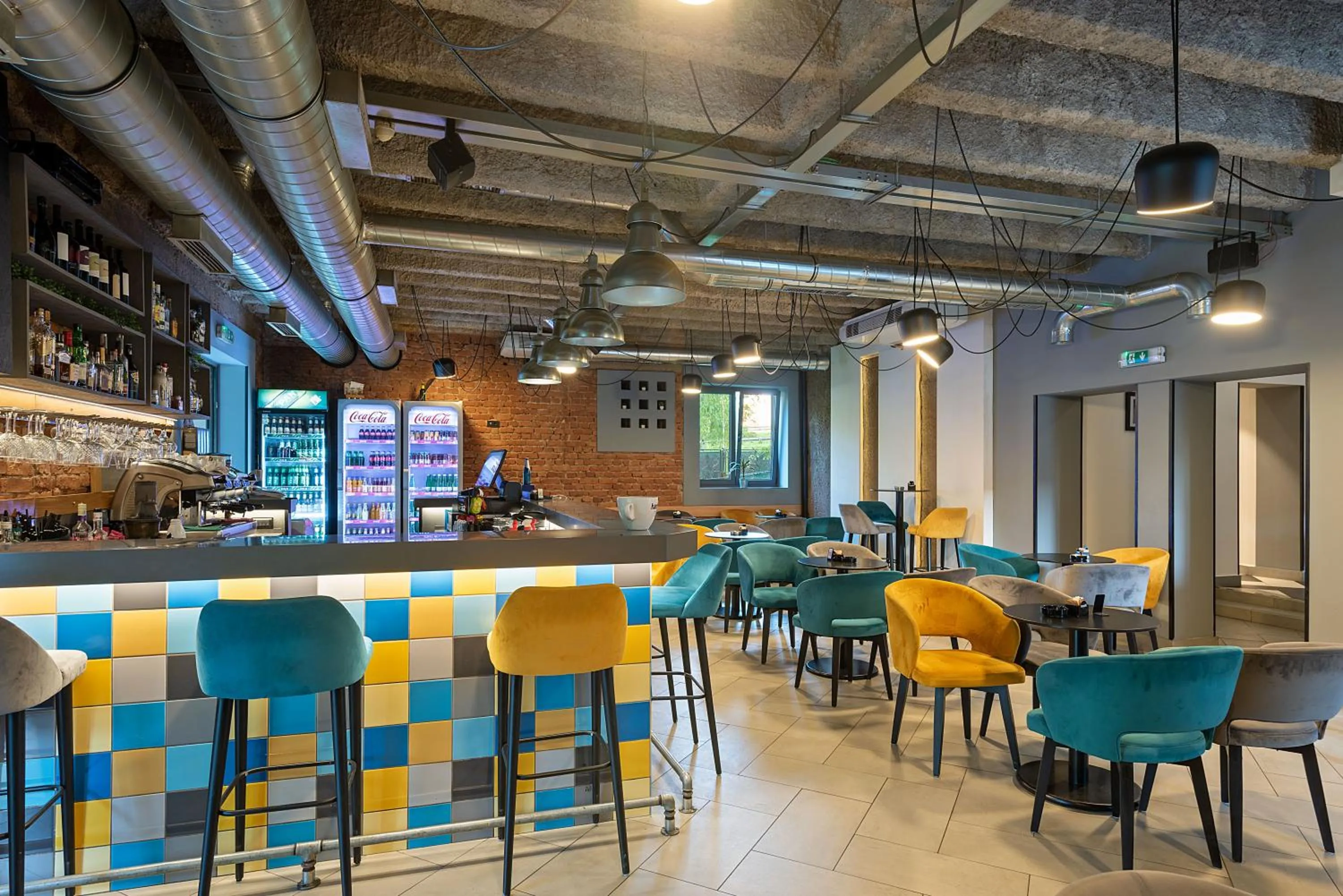 Seating area in The Loop Hotel