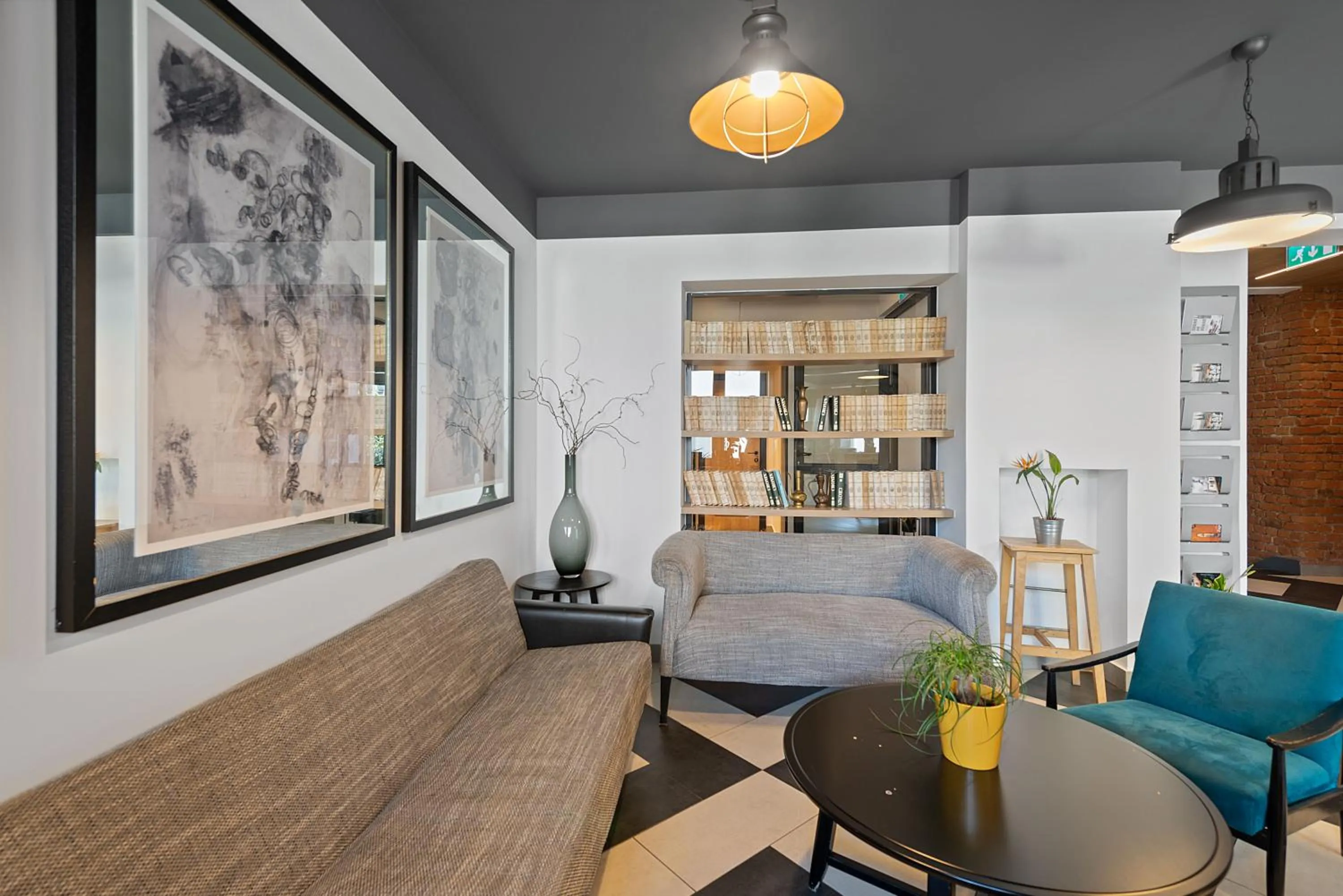 Seating area in The Loop Hotel