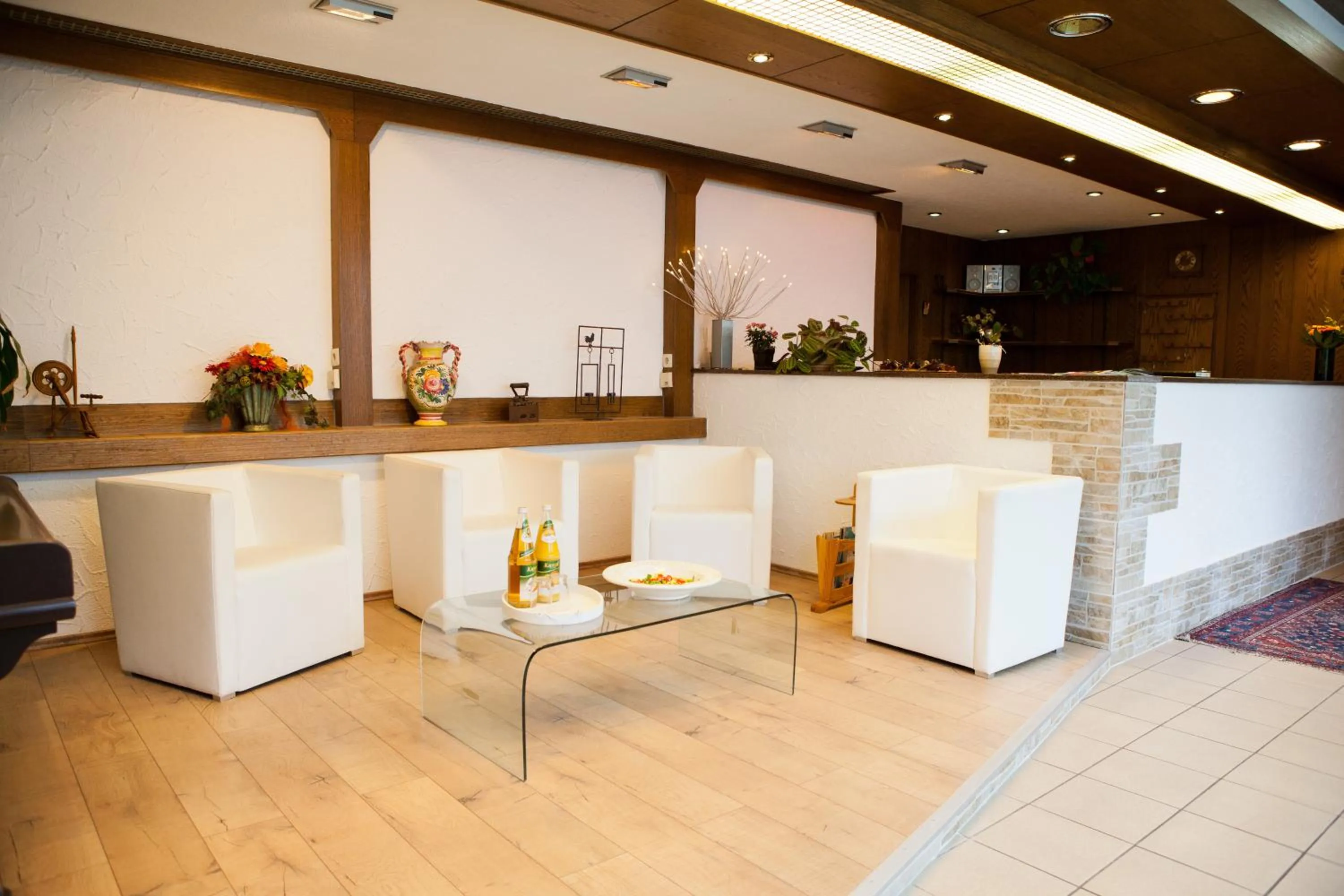 Lobby or reception in Hotel Kreuz