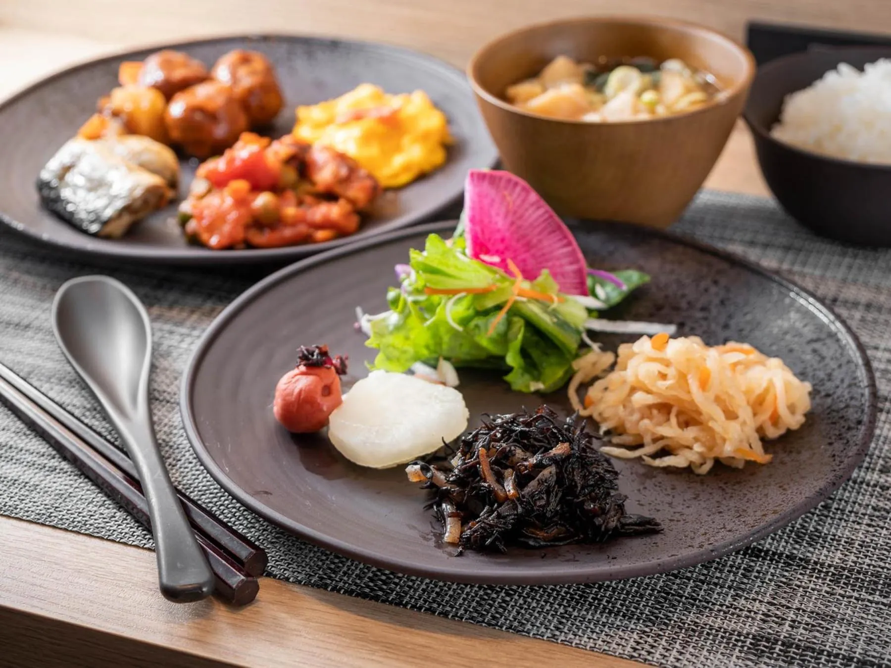 Breakfast in Super Hotel Shinbashi-Karasumoriguchi