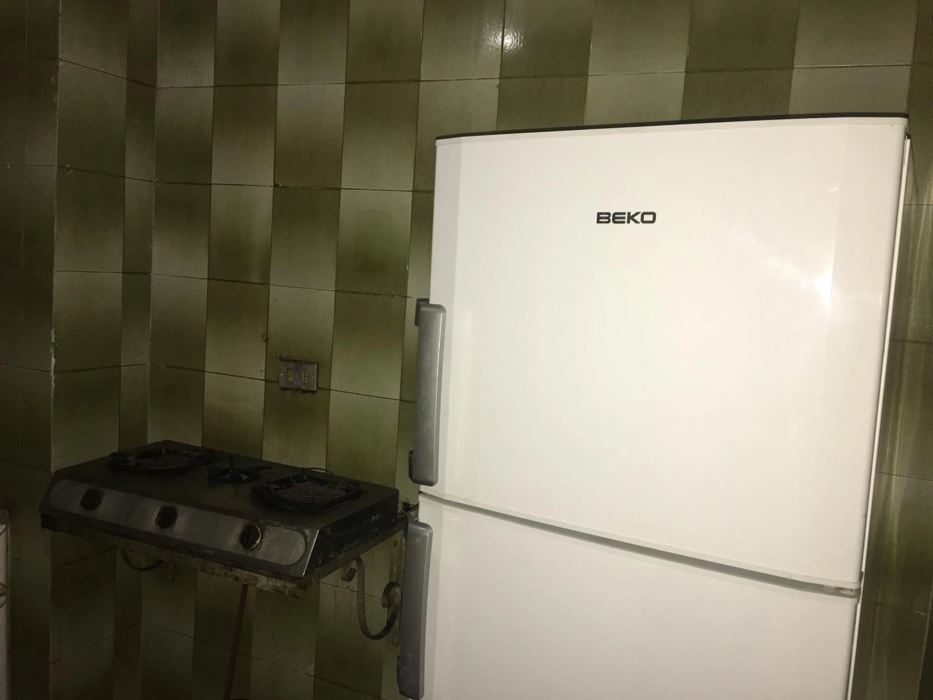 Kitchen or kitchenette in Aljazeera Hotel Apartments