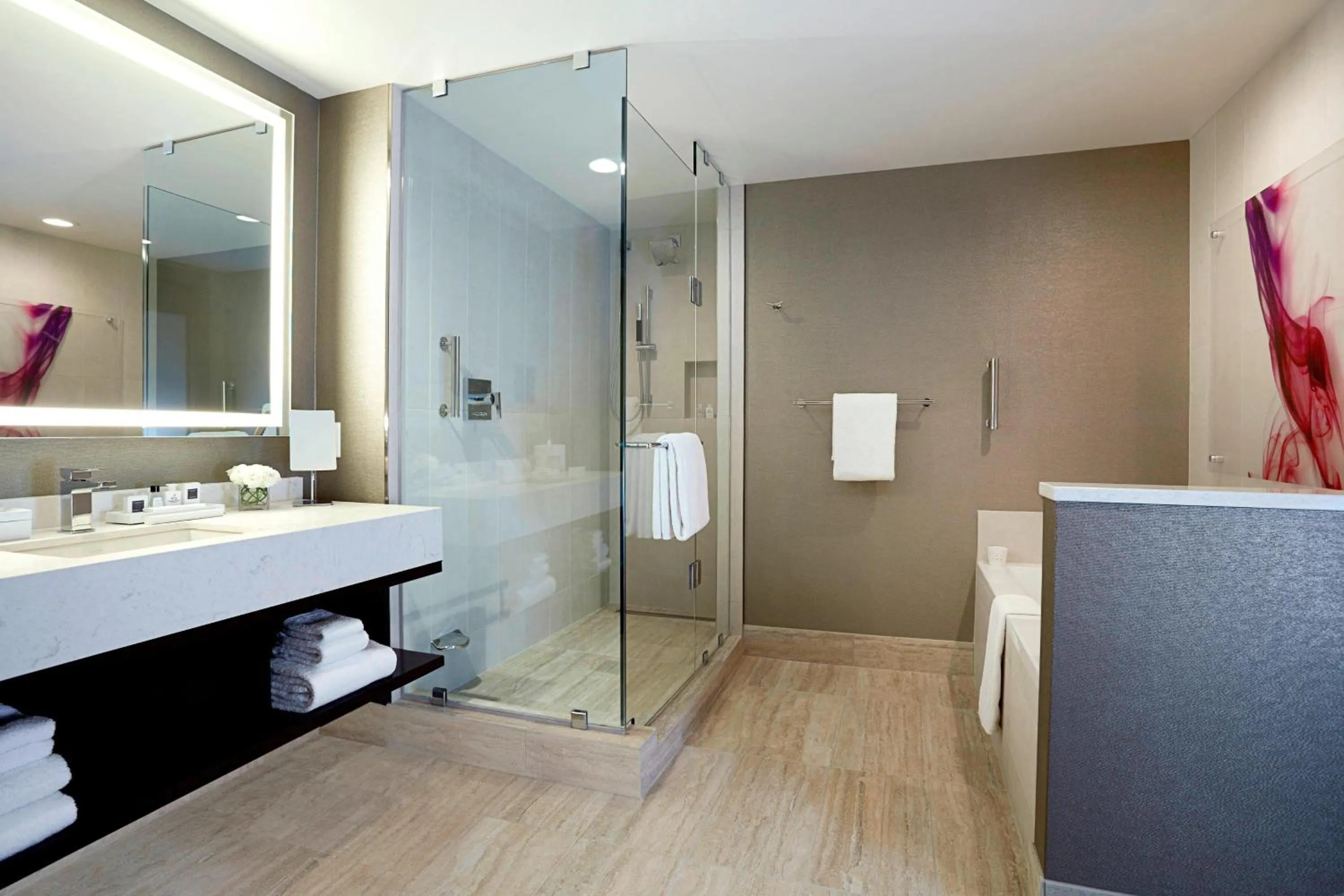 Bathroom in JW Marriott Minneapolis Mall of America