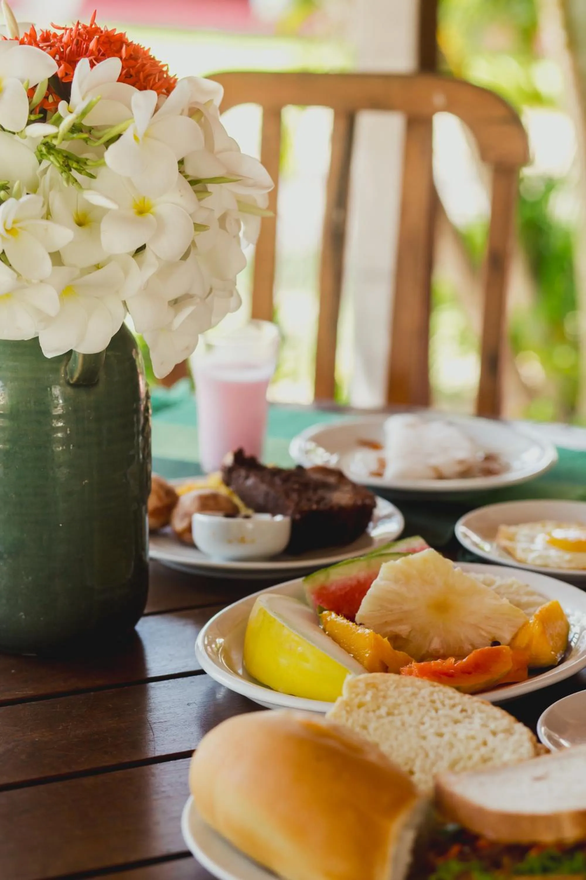 Breakfast in Recanto da Praia Pousada