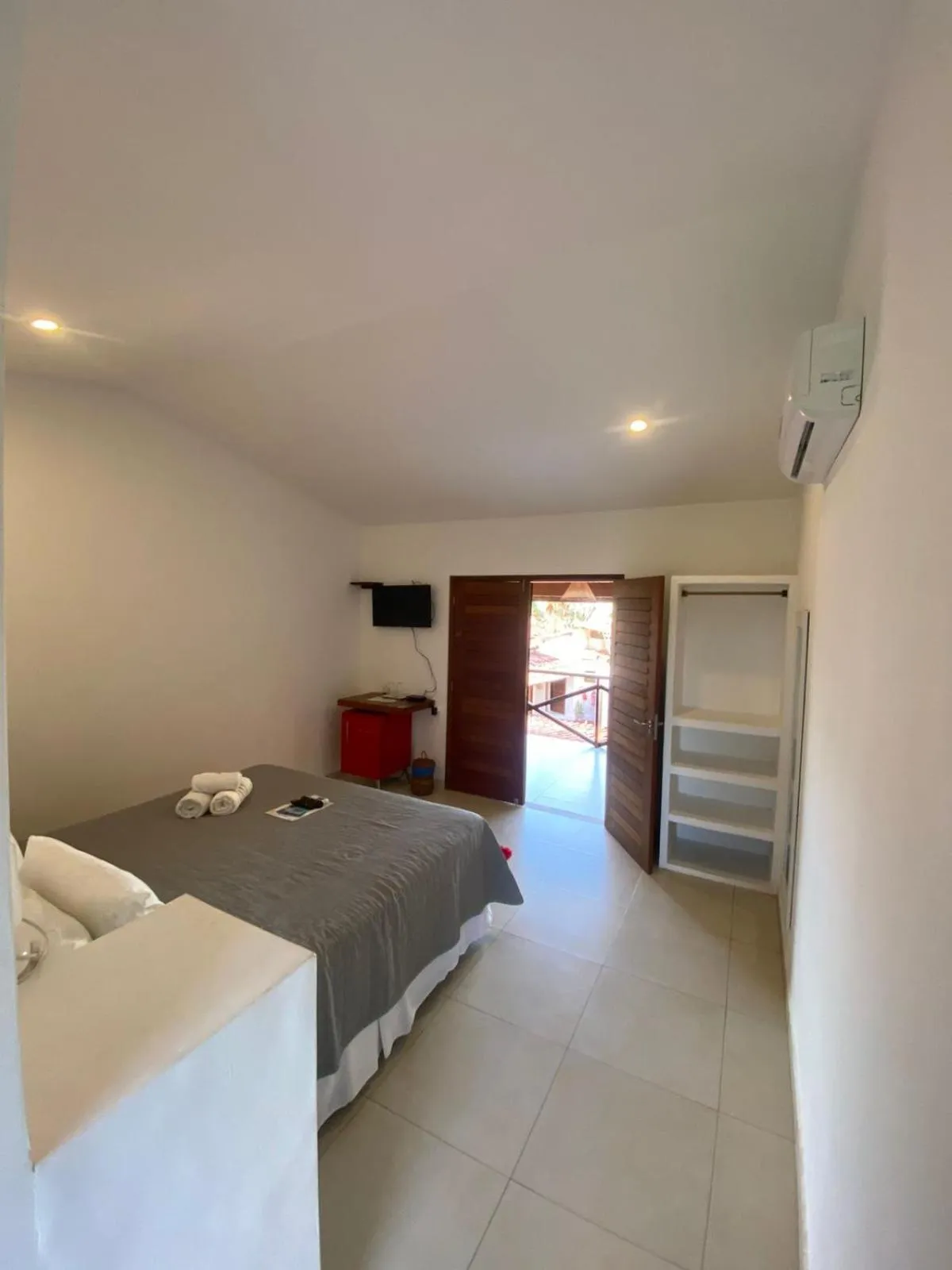 Bed in Recanto da Praia Pousada