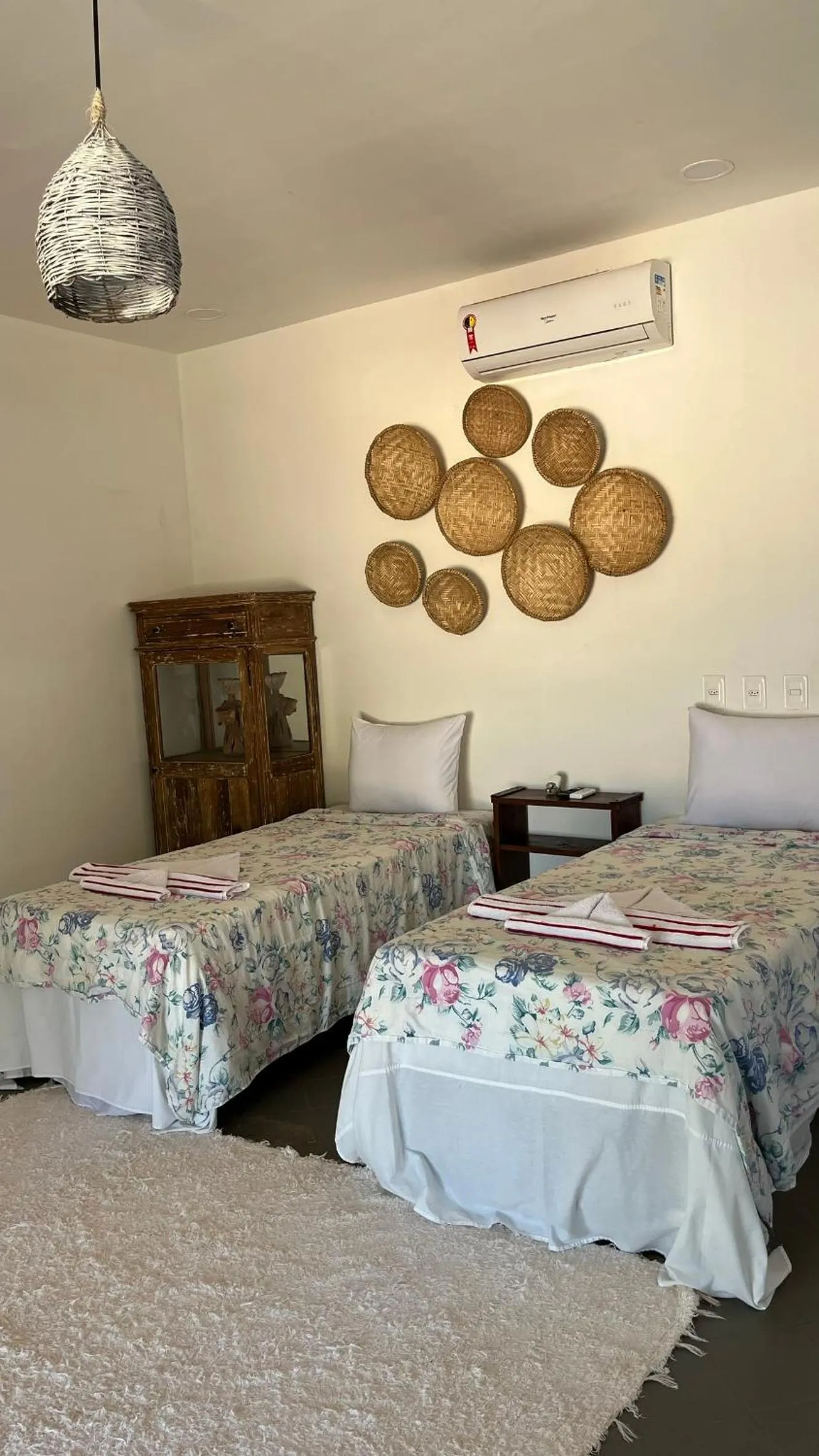 Bed in Recanto da Praia Pousada