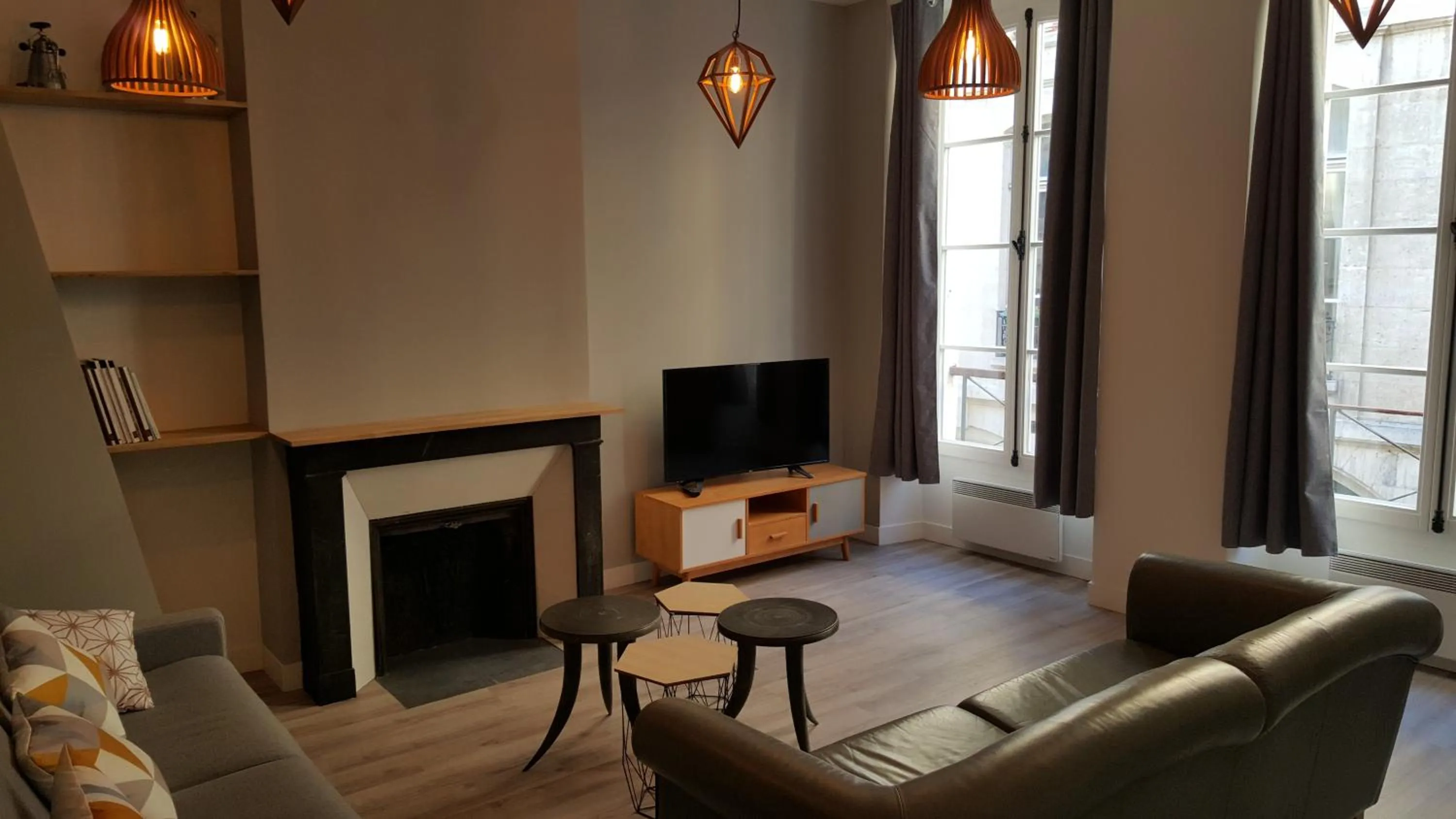 Living room in Transparent Marais