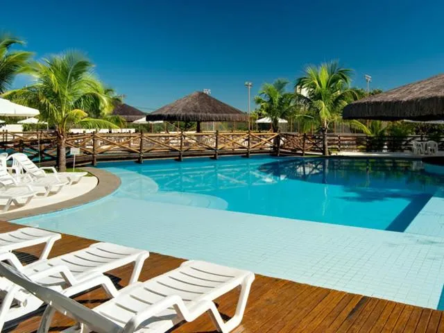 Pool view in Pousada do Ipê