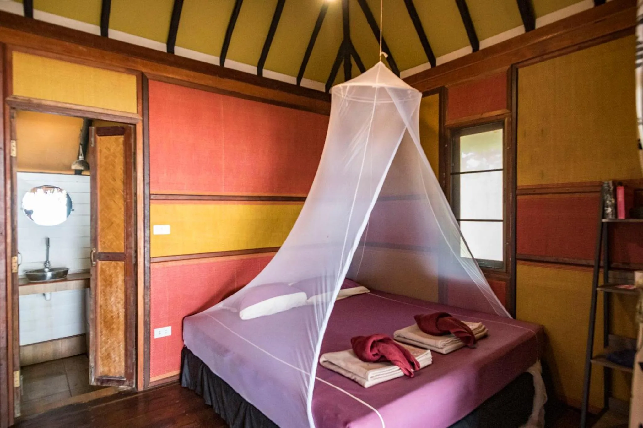 Bed in Monkey Island Resort Koh Mak