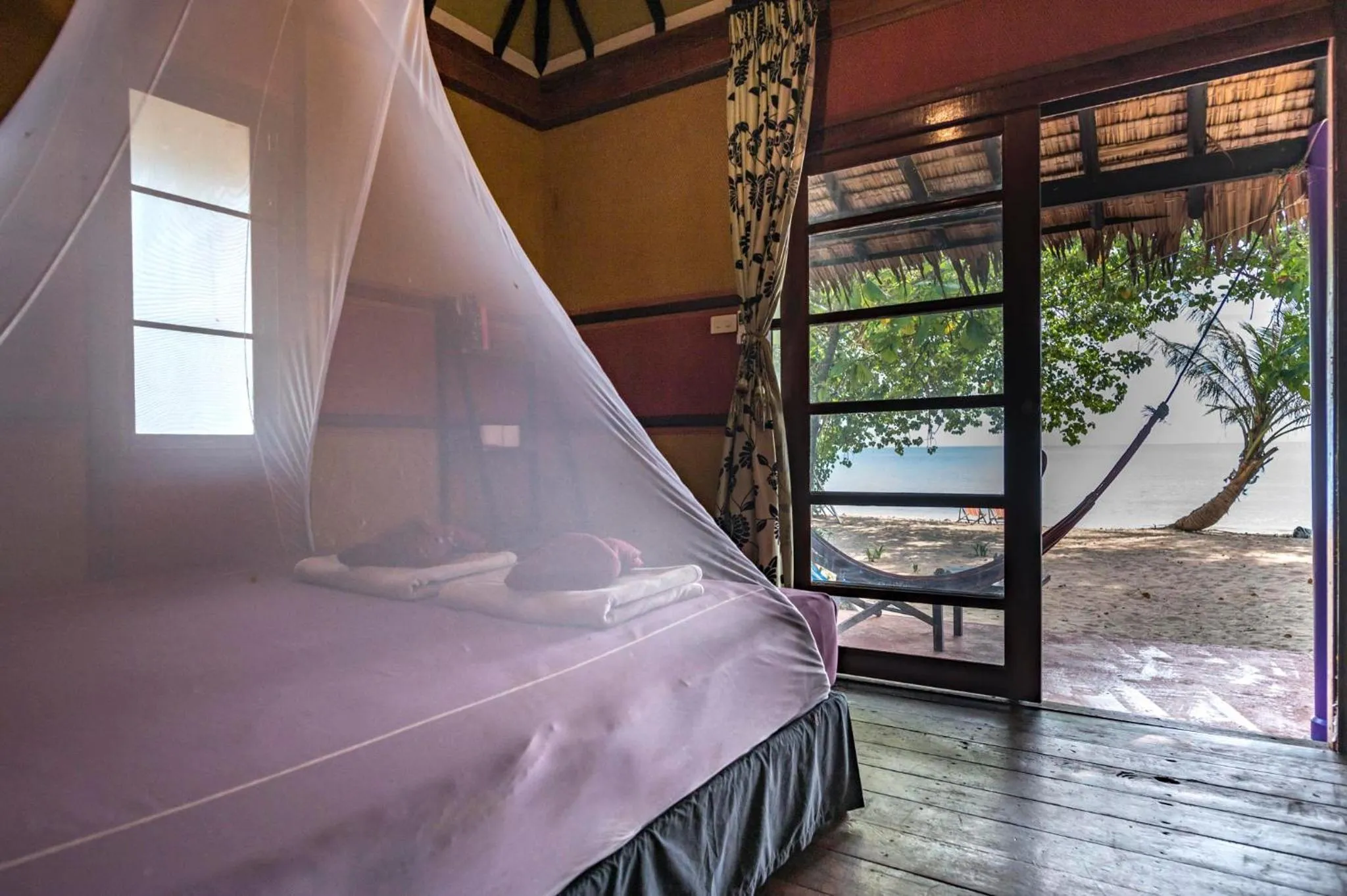 Bed in Monkey Island Resort Koh Mak