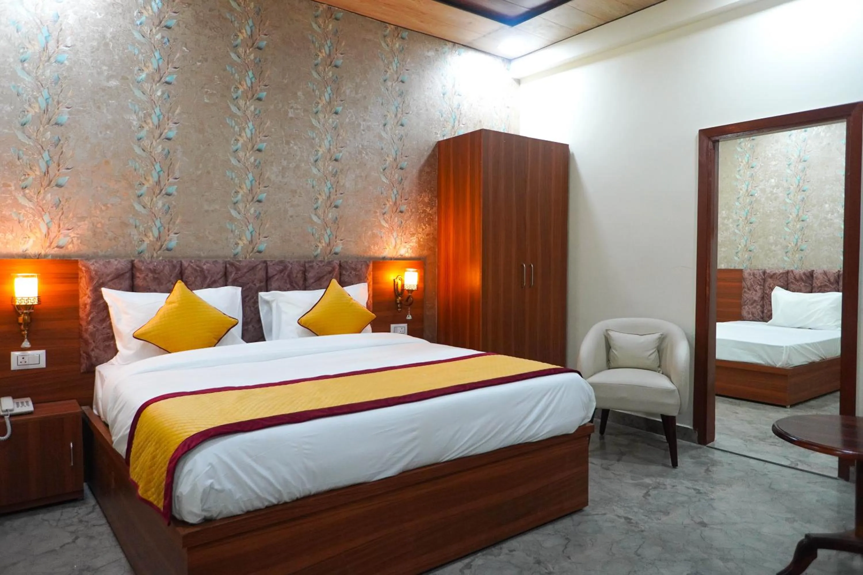Bedroom, Bed in Hotel Relax Suites FNG Expresway 63 Noida