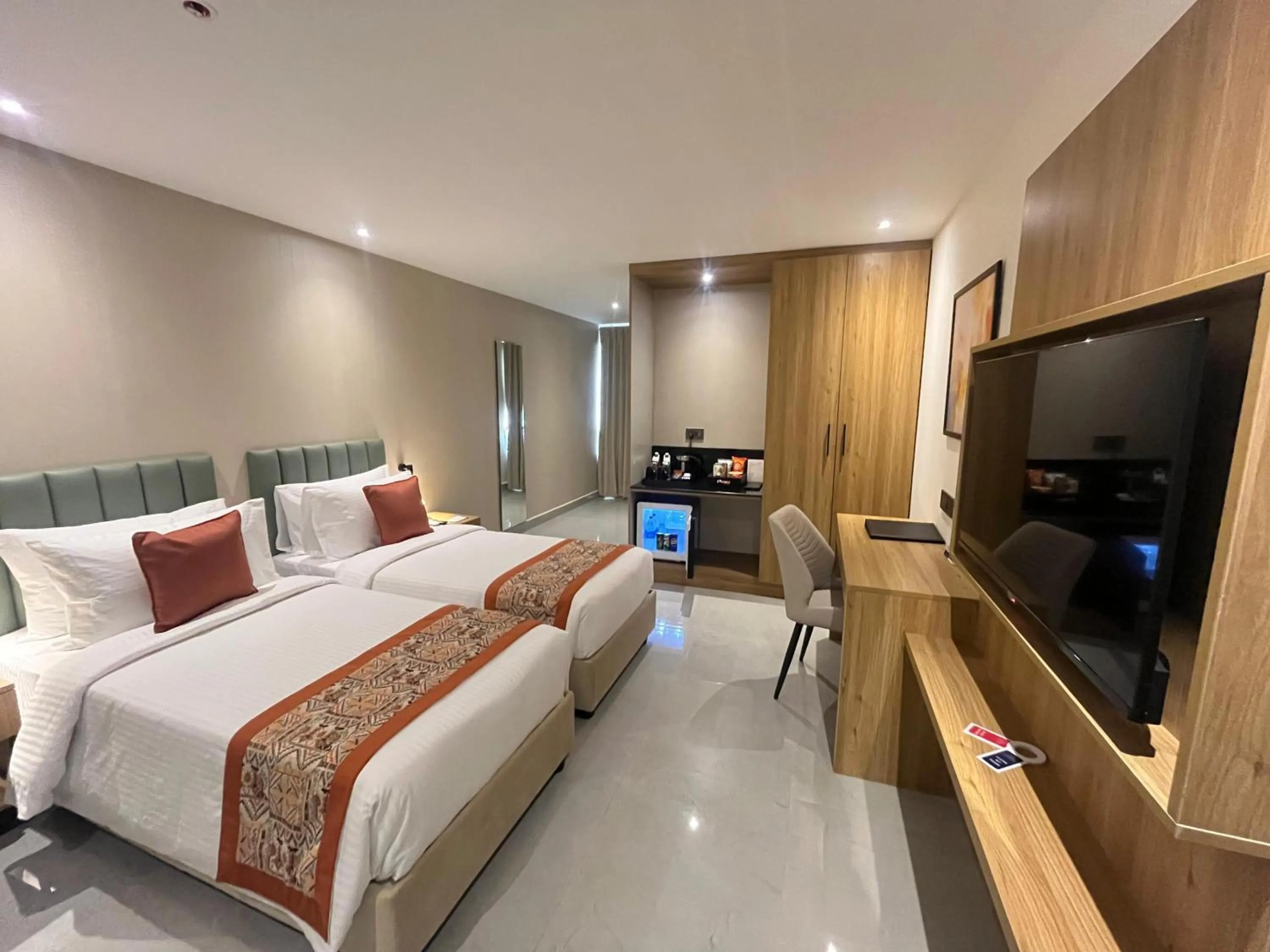 Bed in Hotel Grand Continent Premiere, Banjara Hills, Hyderabad