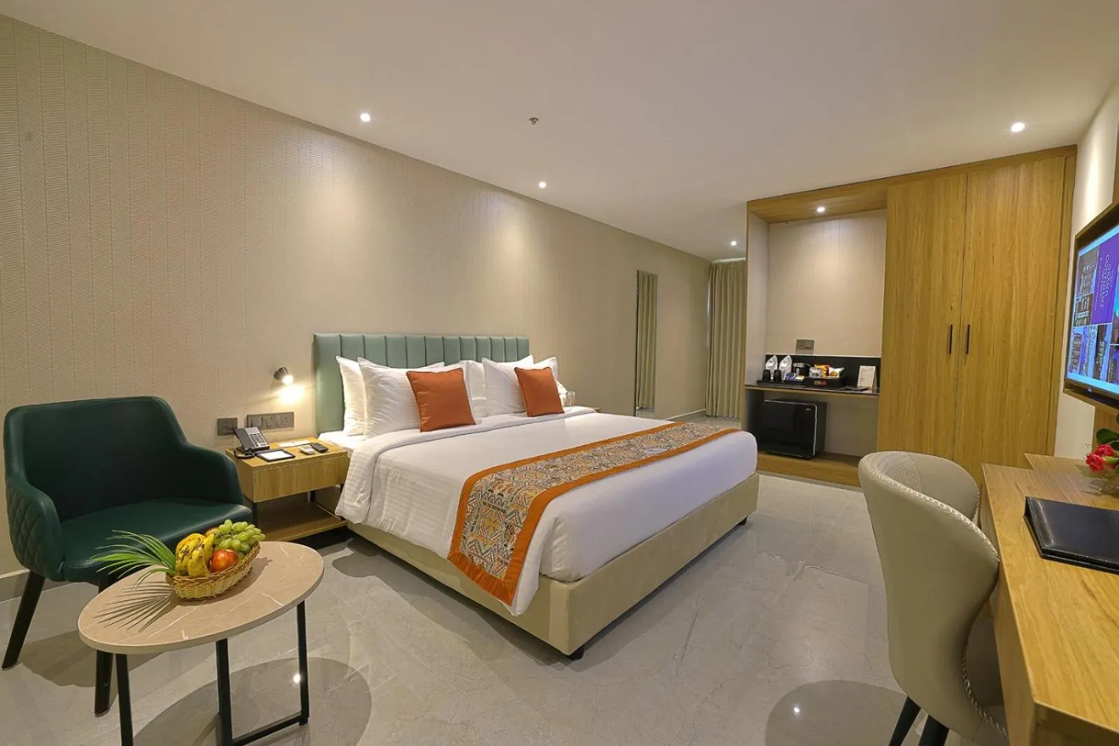 Bed in Hotel Grand Continent Premiere, Banjara Hills, Hyderabad